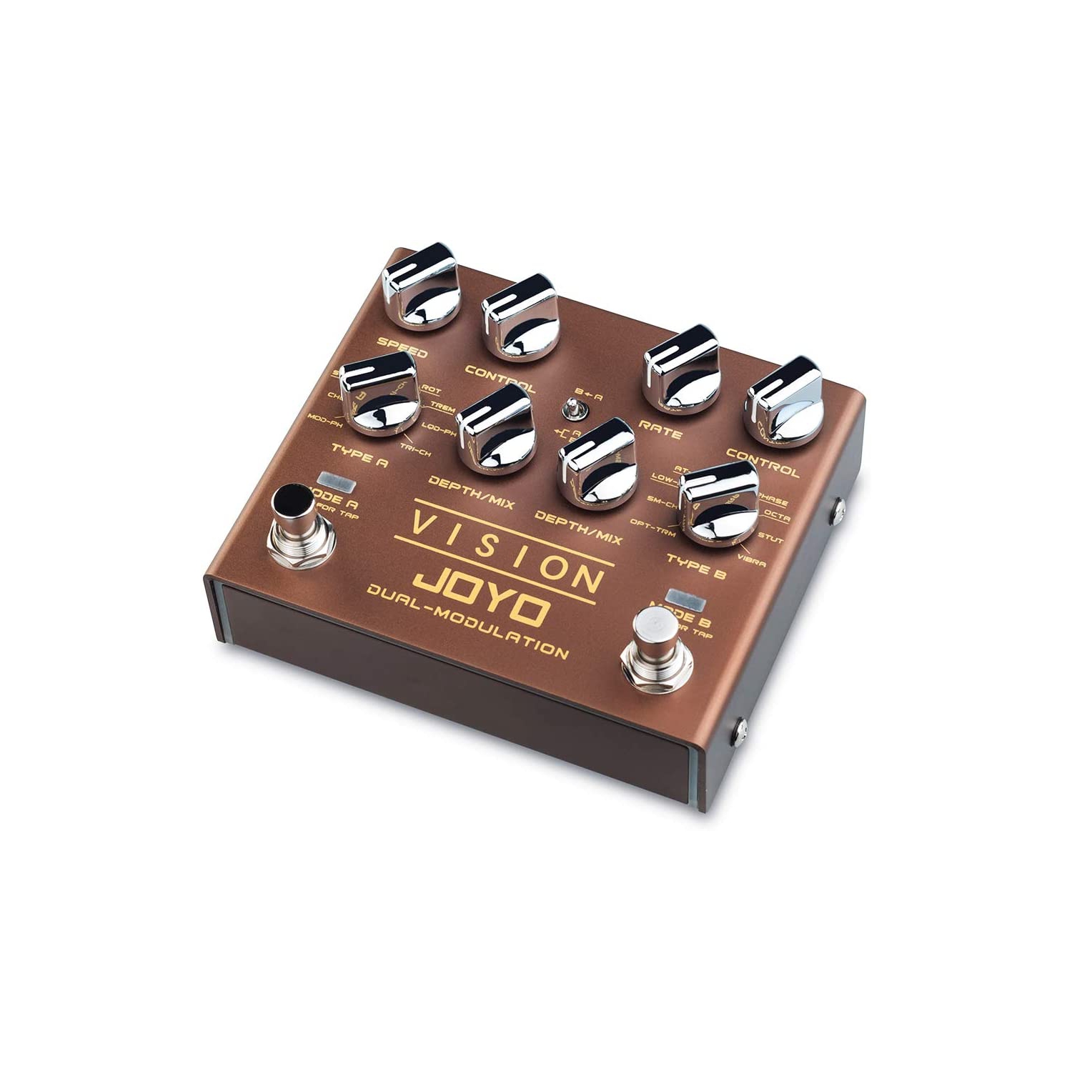 Visions Pédale D'effet Guitare À Modulation Double Canal