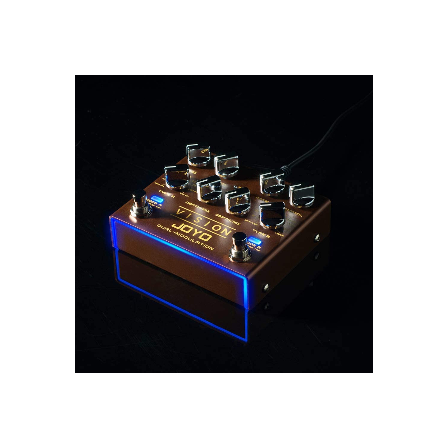 Visions Pédale D'effet Guitare À Modulation Double Canal