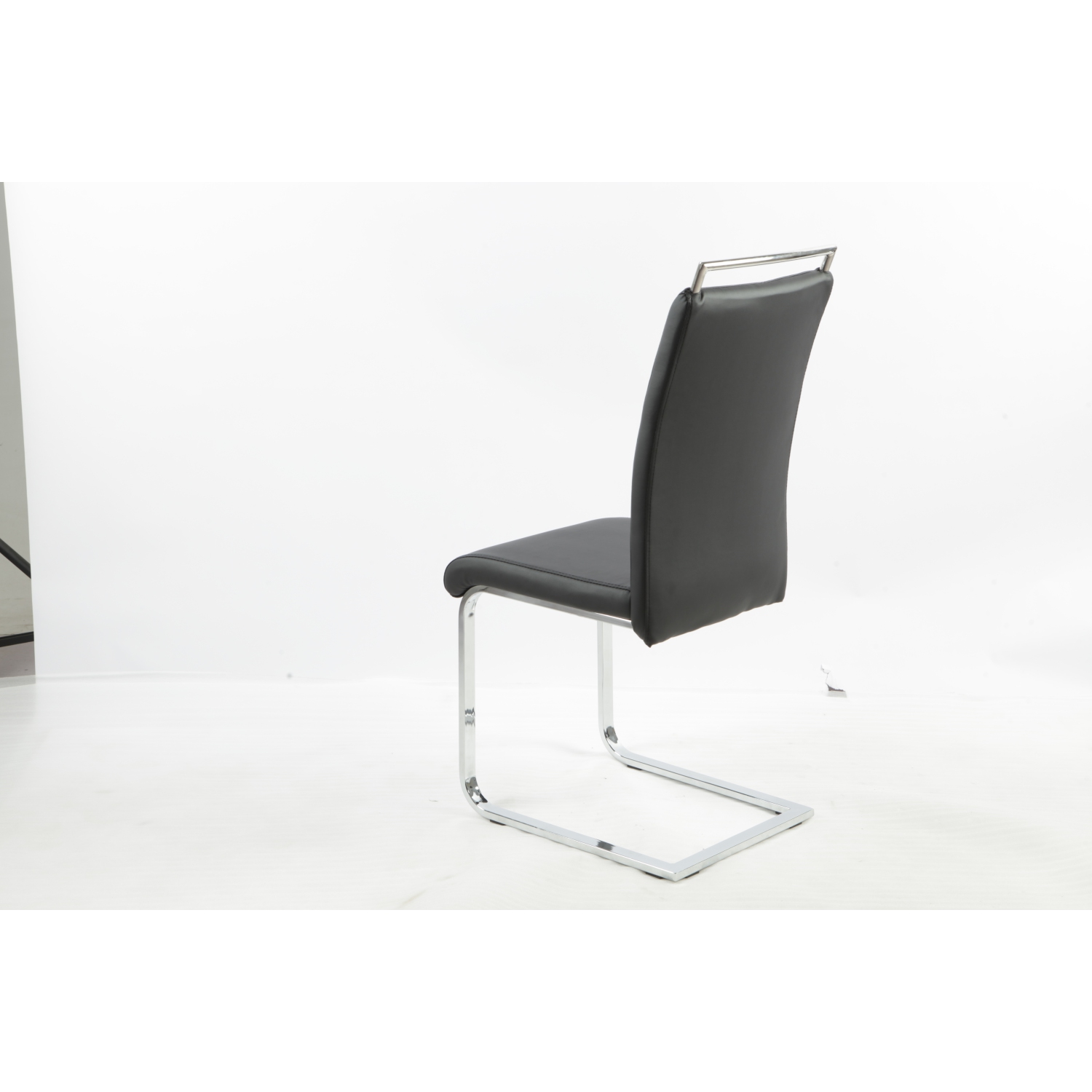 Aerys Max Dining chairs in Black PU(Set of 4)