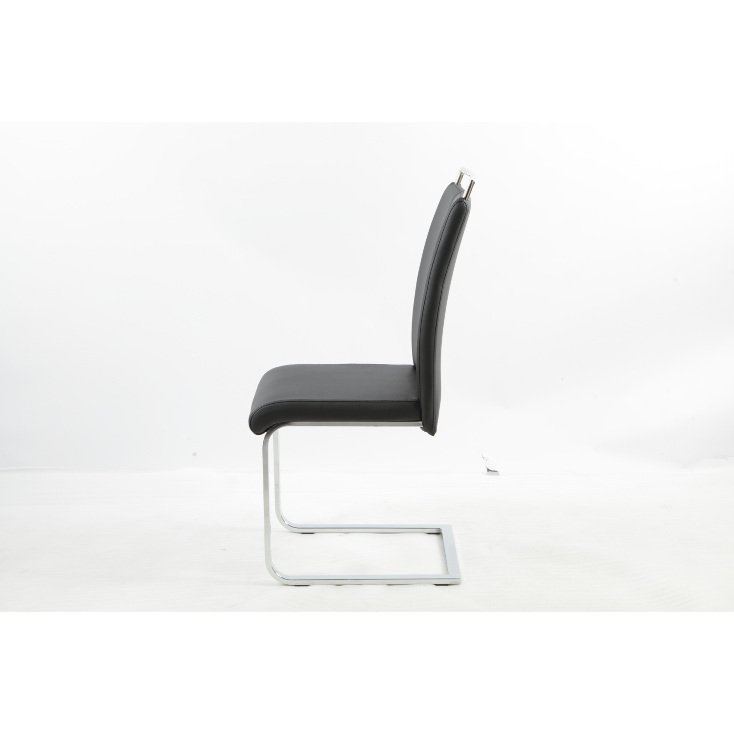 Aerys Max Dining chairs in Black PU(Set of 4)