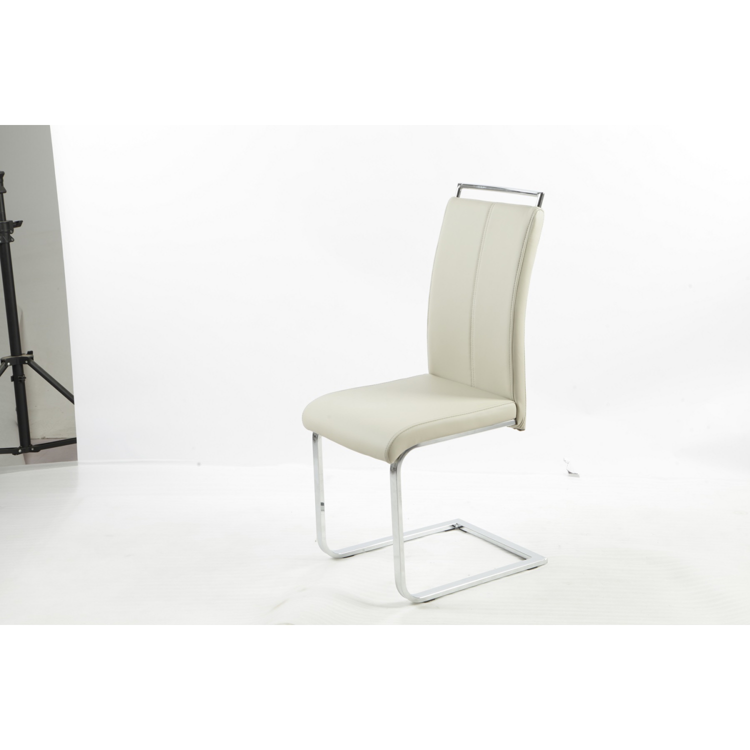 Aerys Max Dining chairs in Beige PU(Set of 4)