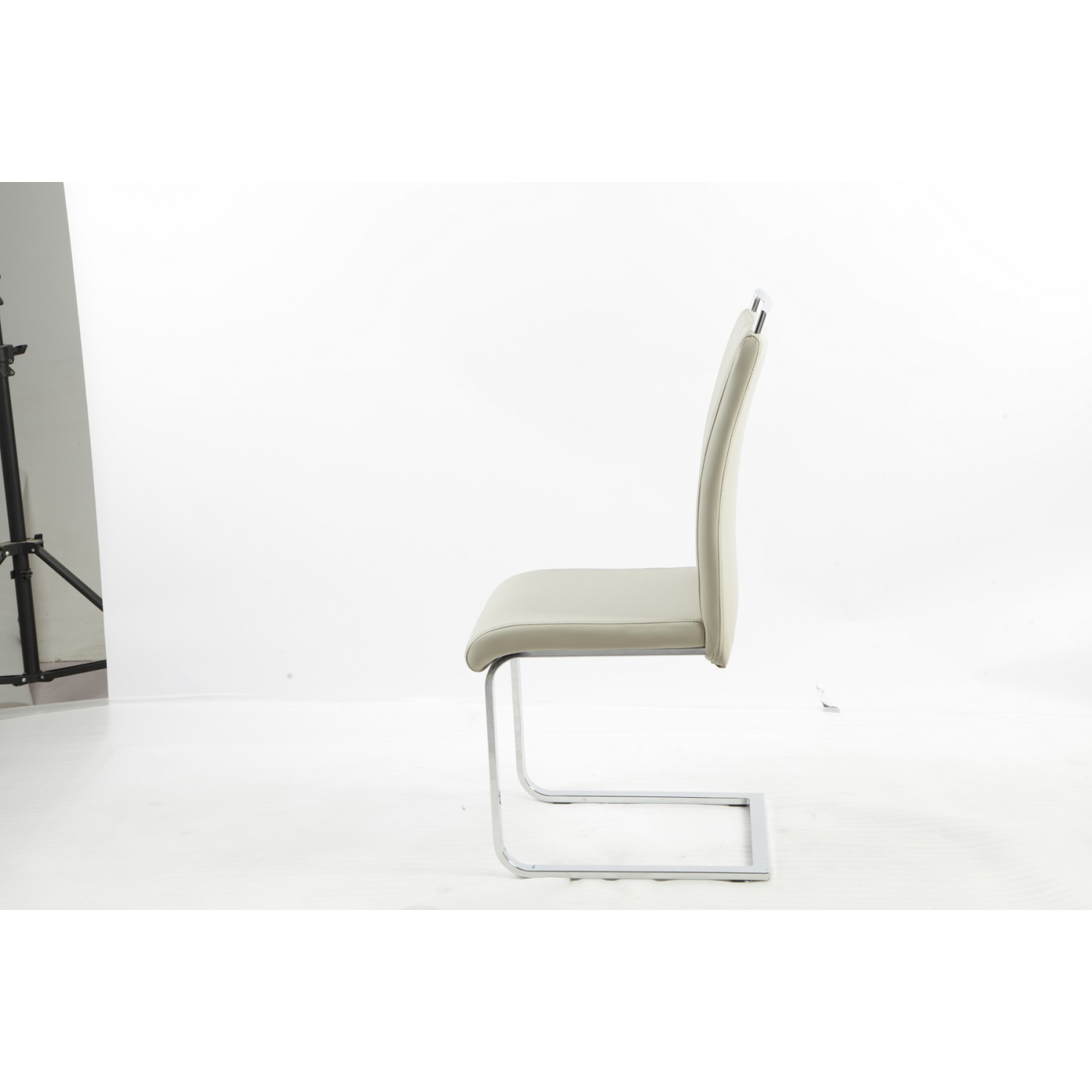 Aerys Max Dining chairs in Beige PU(Set of 4)