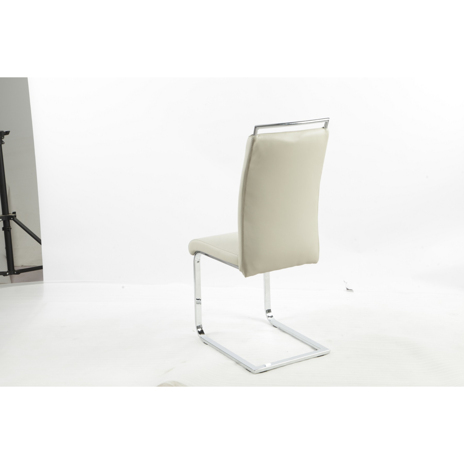 Aerys Max Dining chairs in Beige PU(Set of 4)