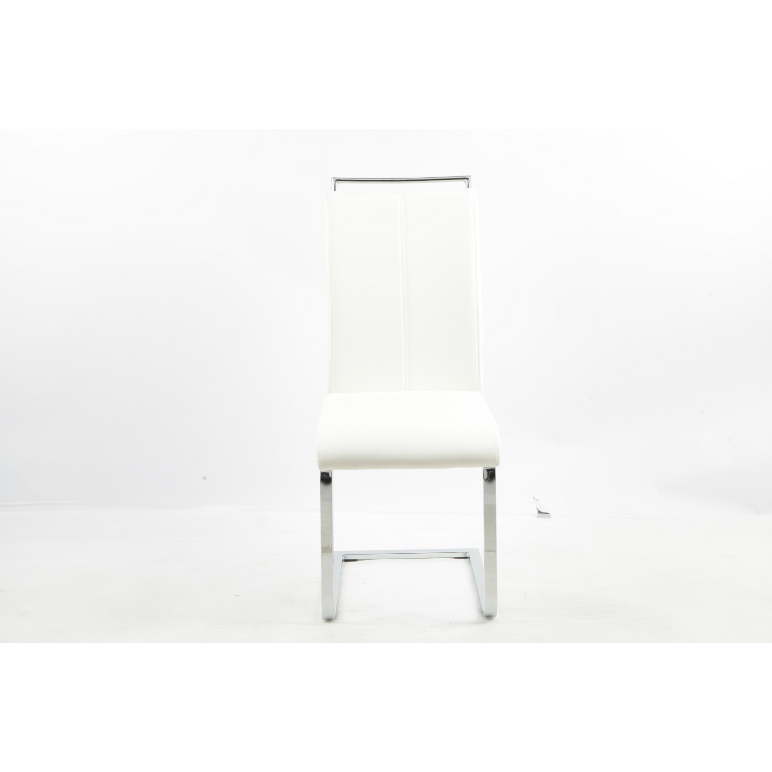 Aerys Max Dining chairs in White PU(Set of 4)