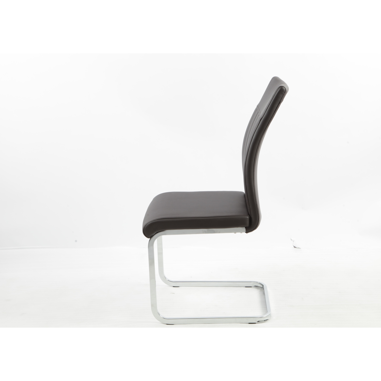 Aerys Robin Dining chairs in Brown PU(Set of 4)