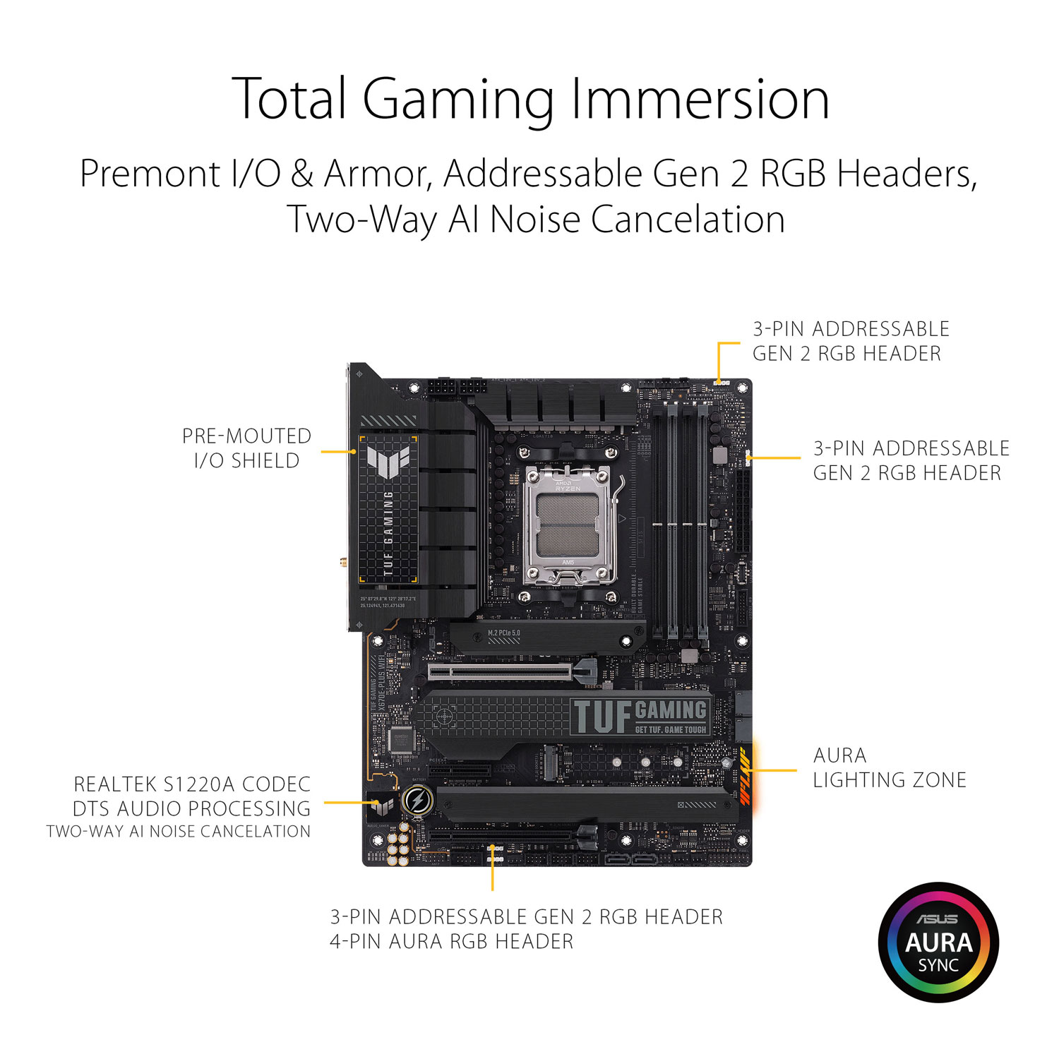 Asus TUF X670E-PLUS Gaming Wi-Fi 6E Motherboard | Best Buy