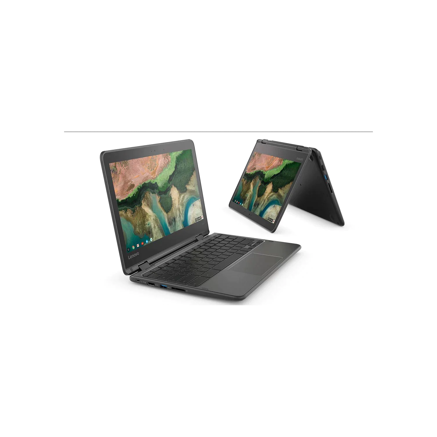 Refurbished (Fair) - Lenovo Yoga 300E 11.6" Chromebook - not touchscreen (Quad Core MediaTek 8173C, 4GB RAM, 32GB SSD, Webcam, Chrome OS)