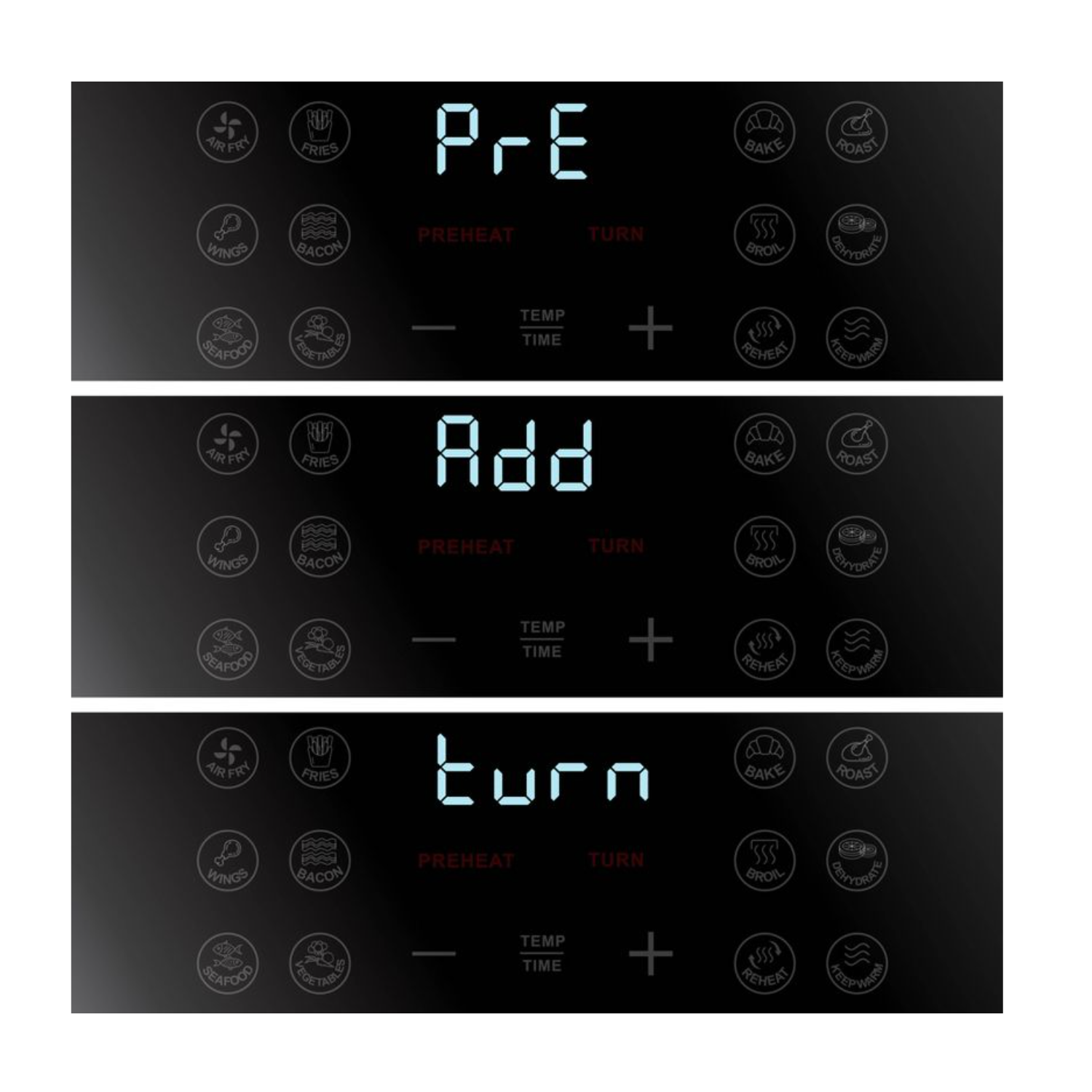 Gourmia 5qt 12-Function Guided Cook Friteuse à air numérique - 80137210