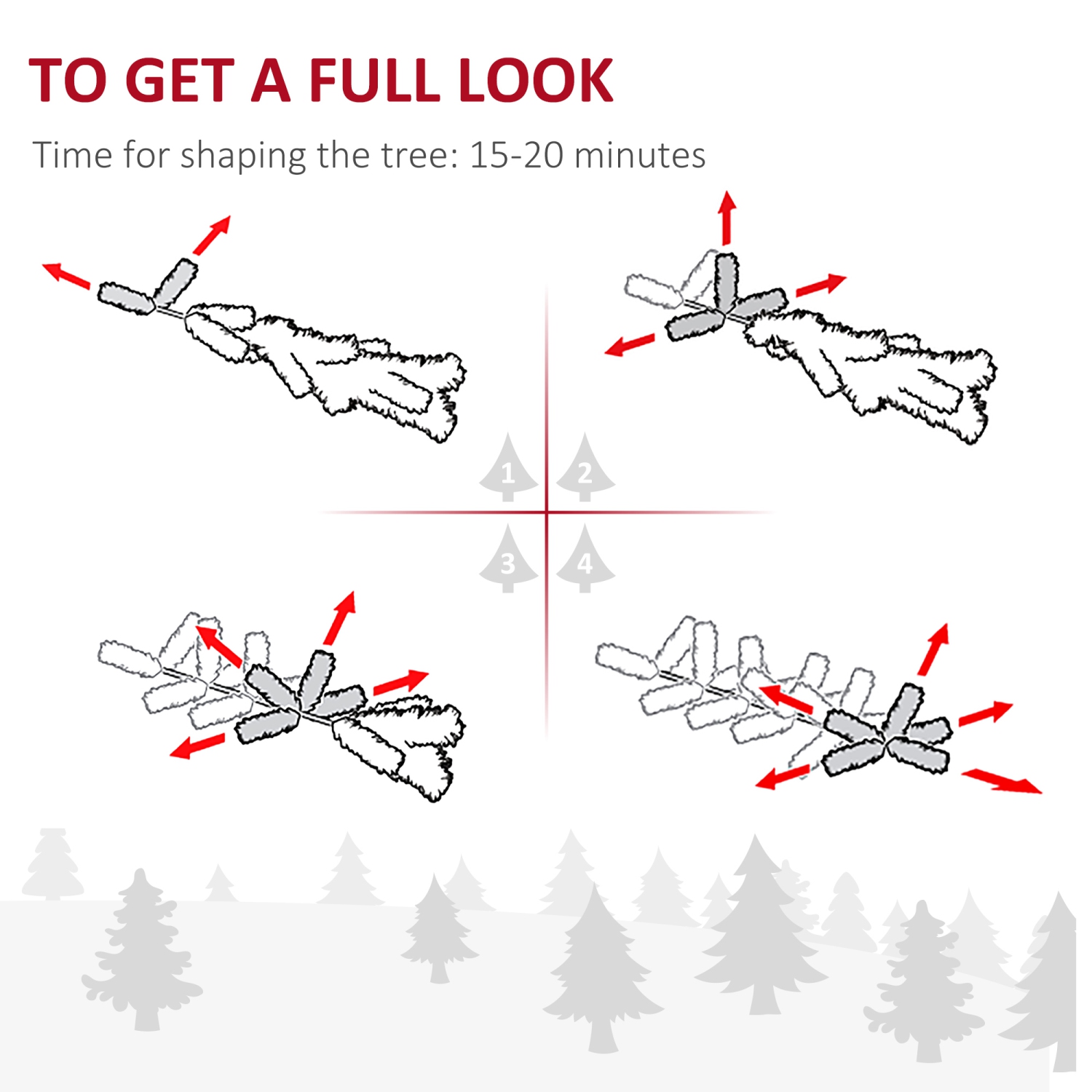 HOMCOM – Arbre de Noël à crayons floqués de neige 9ft, arbre de Noël fin artificiel avec branches réalistes, support pliant en métal, vert