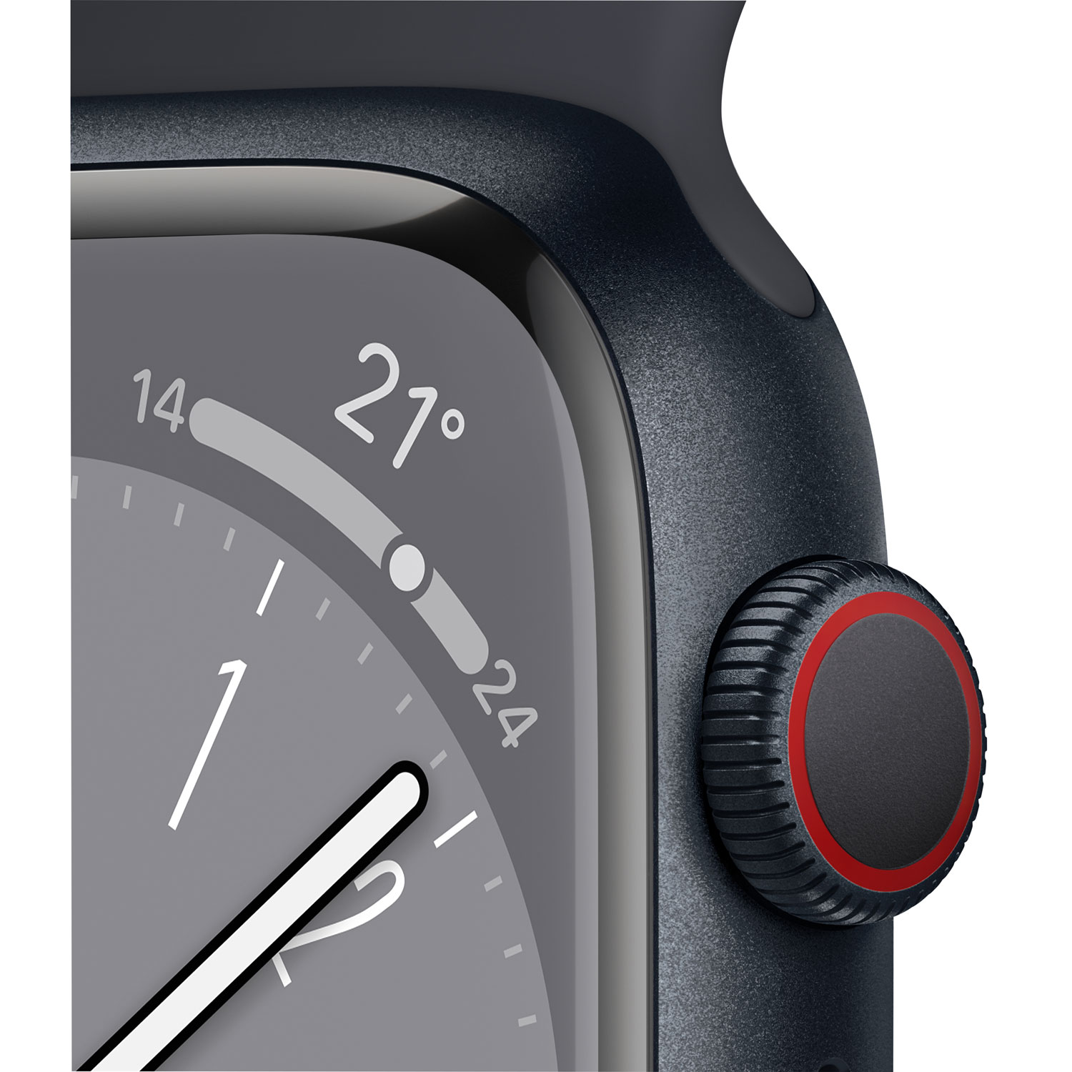 Apple Watch Series 8 GPS + Cellular mm Midnight Aluminum Case