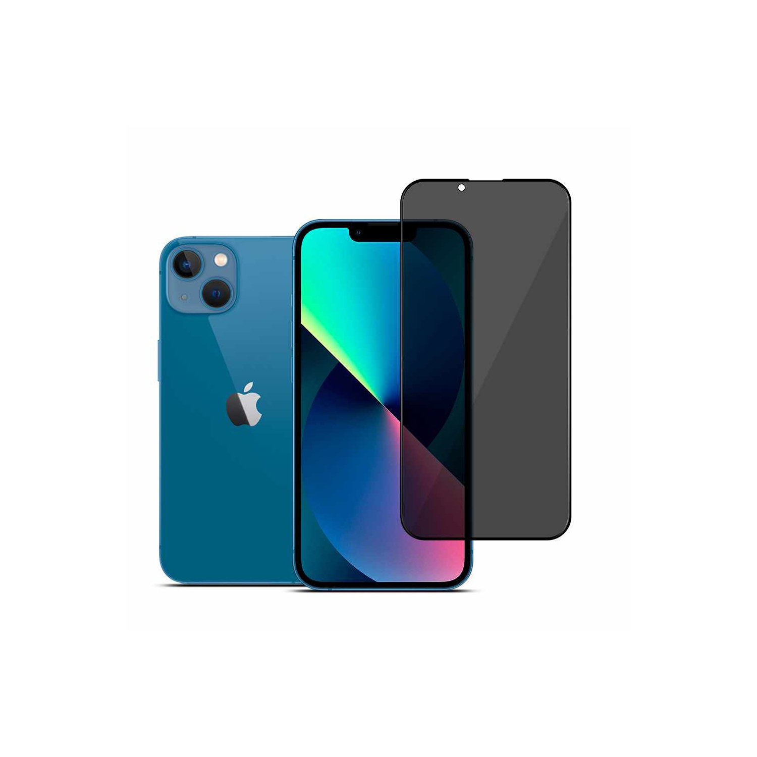 22 cases Privacy Tempered Glass Screen Protector for iPhone 14 | Made for iPhone 16e/14/13