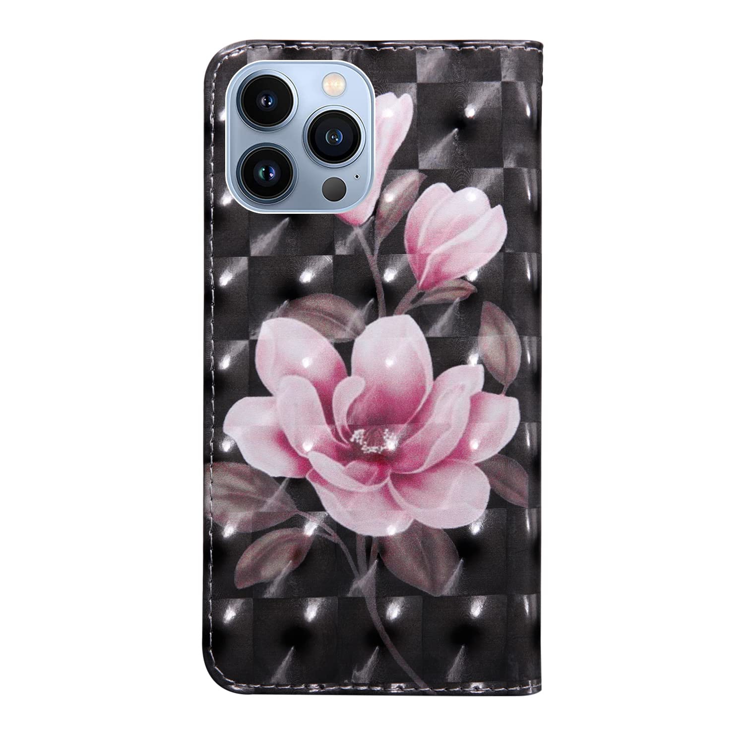 Étui rigide iPhone 14 Pro Max d’Asdsinfor, étui portefeuille pour iPhone 14 Pro Max Cute Étui-femme avec support pour carte Mag