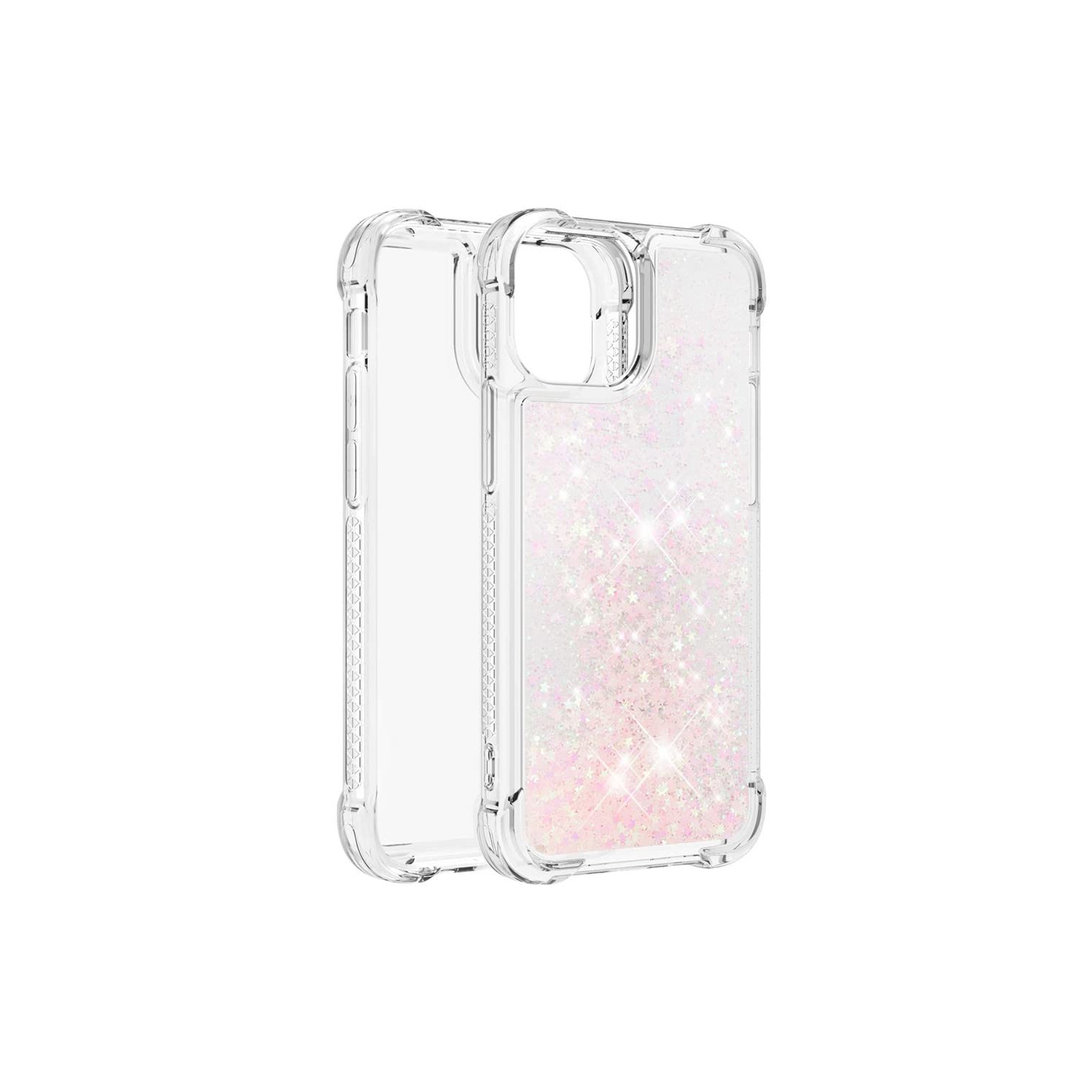 COTDINFOR Compatible with iPhone 14 Pro Max Case Glitter Liquid Cute Clear Phone Case Floating Quicksand Shockproof Protecti