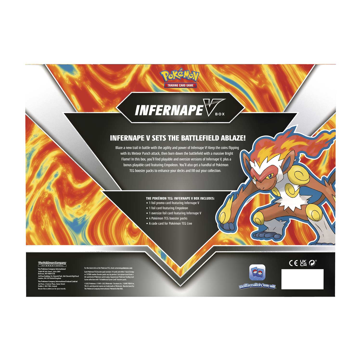 Pokemon USA Pokemon Trading Card Game: Infernape V Box