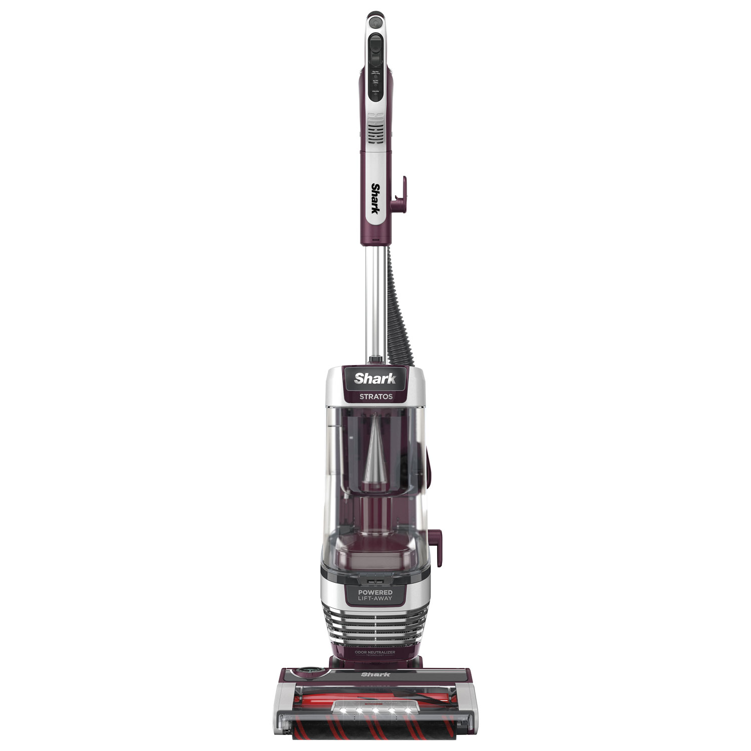 Shark Stratos AZ3000C Upright Bagless Vacuum - Red Plum