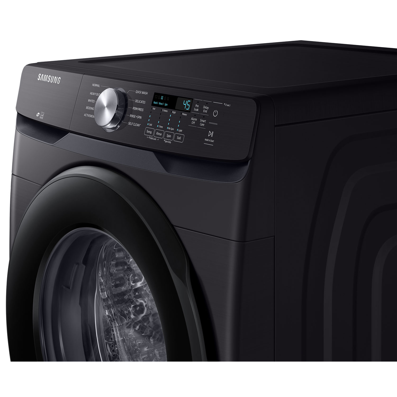 Samsung 5.2 Cu. Ft. High Efficiency Front Load Washer - Black