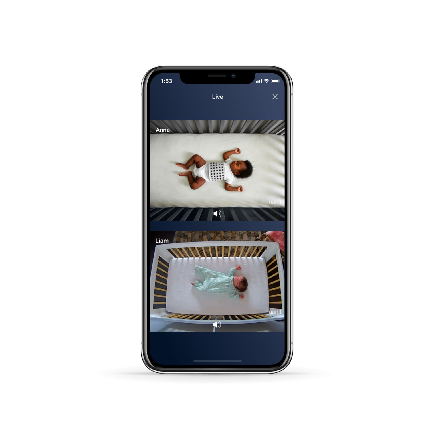 Nanit Pro Camera + Flex Duo Movement Baby Monitor with Night Vision and Zoom/Pan/Tilt