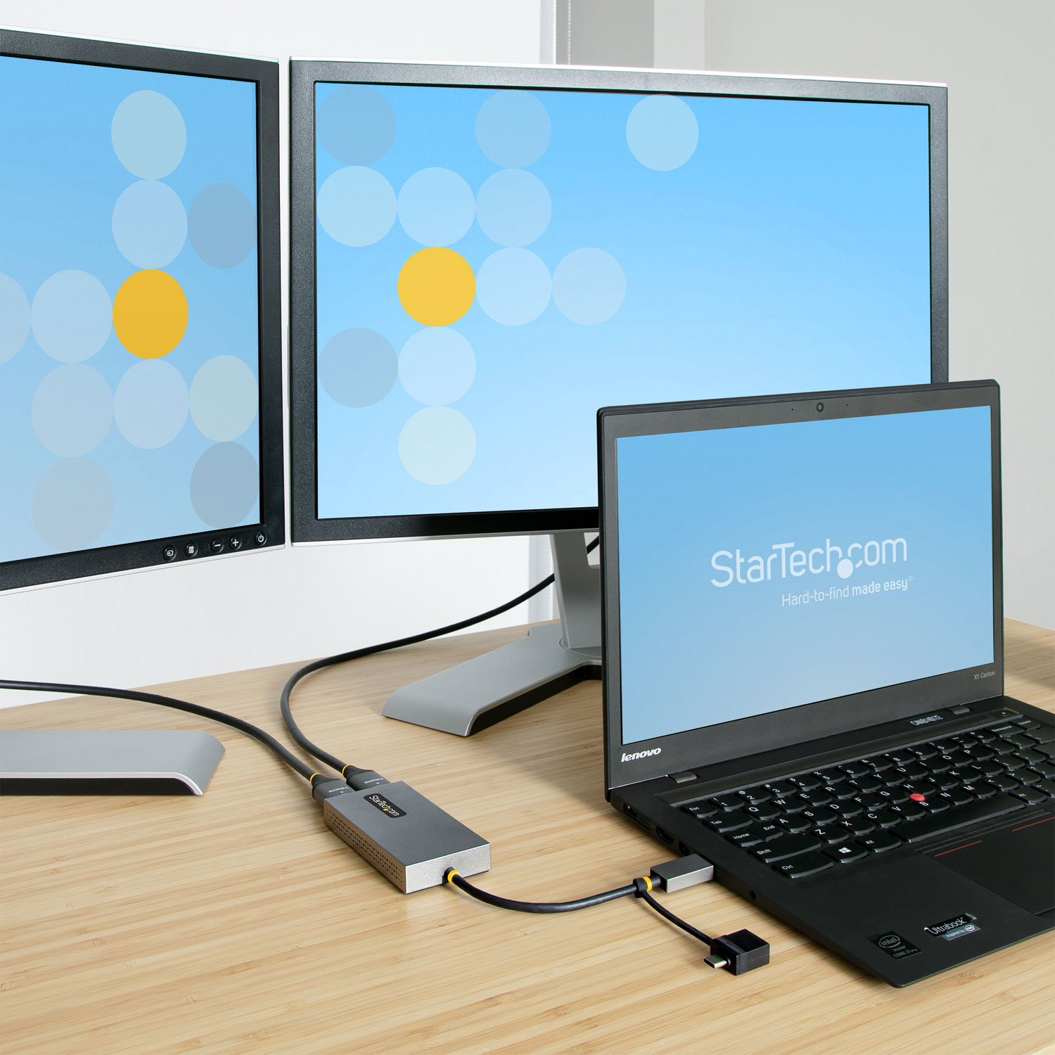 StarTech USB-C/USB-A to Dual HDMI Adapter