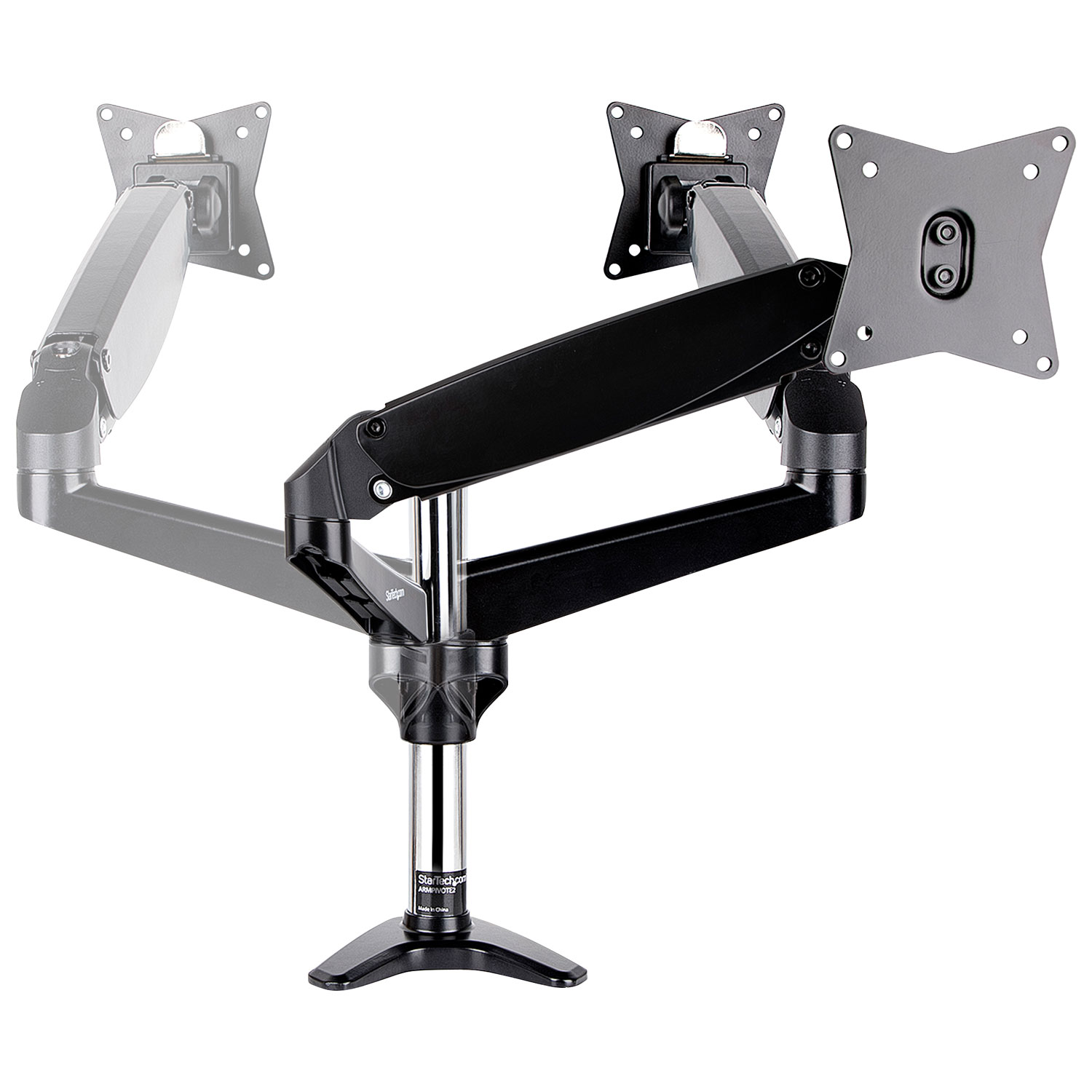 StarTech 32" Full Motion Monitor Desk Mount - Black