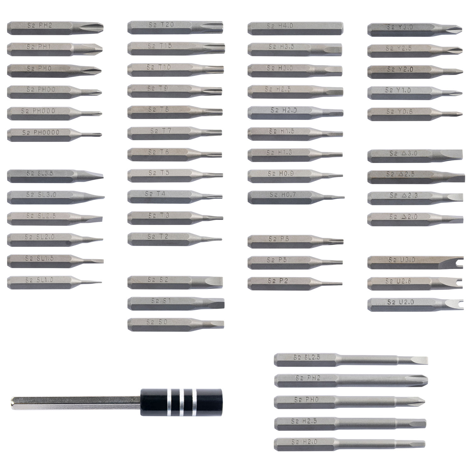 Ensemble à tournevis électrique précis avec 55 embouts de StarTech