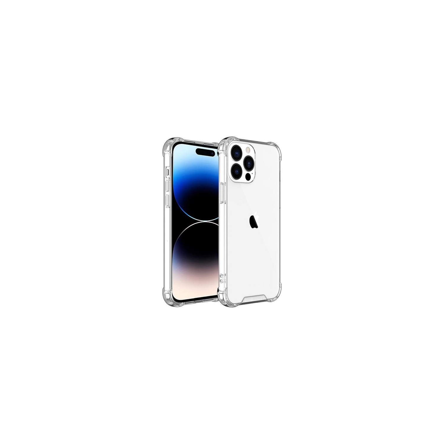 Super Shield – Étui rigide ajusté transparent antichoc Gel transparent Air Cushion, étui rigide iPhone 14 Pro Apple pour iPhone 14 Pro - transparent