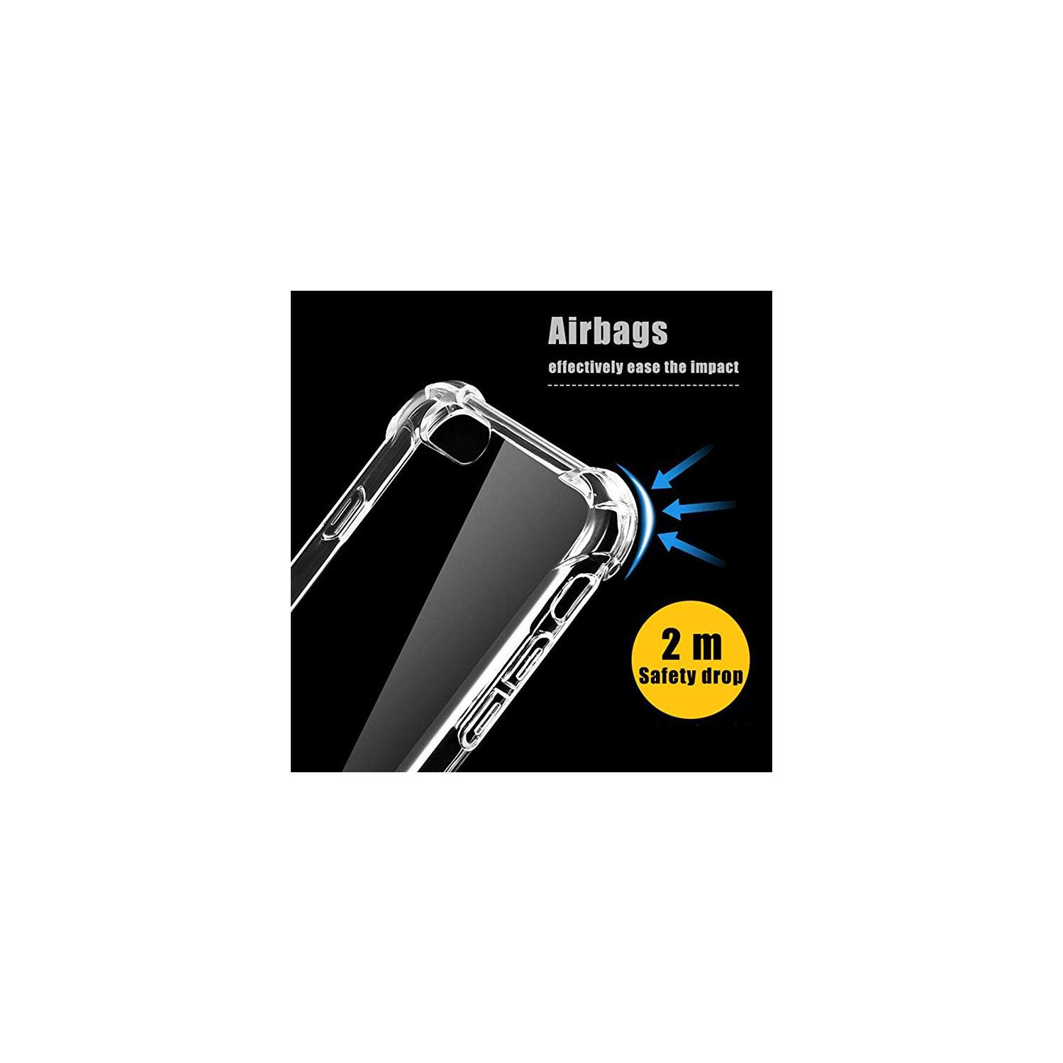 Super Shield – Étui rigide ajusté transparent antichoc Gel transparent Air Cushion, étui rigide iPhone 14 Pro Apple pour iPhone 14 Pro - transparent