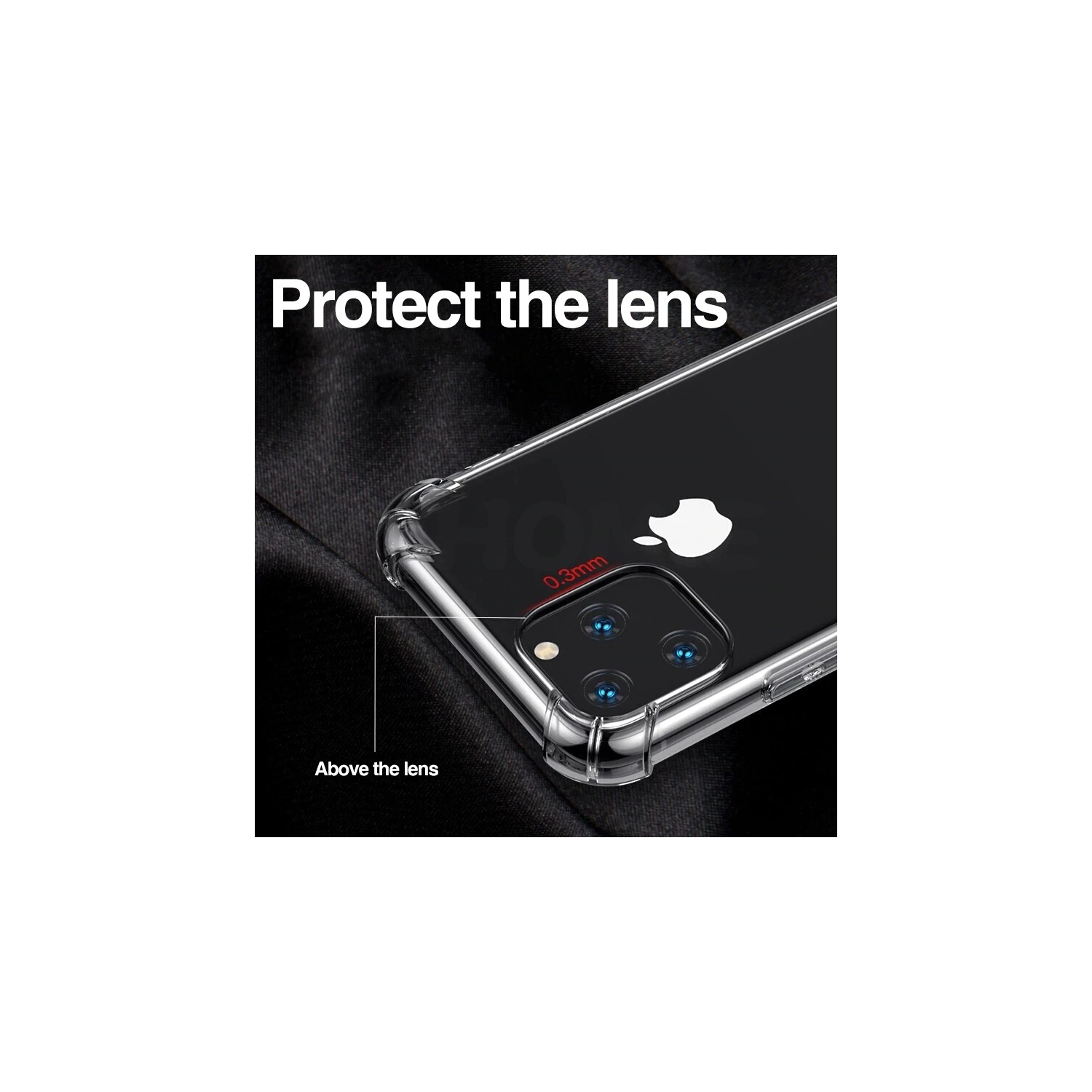 SuperShield – iPhone Étui rigide ajusté transparent antichoc Gel transparent Air Cushion, ultrarobuste pour iPhone 14 de Apple-Mate, étui rigide, gel