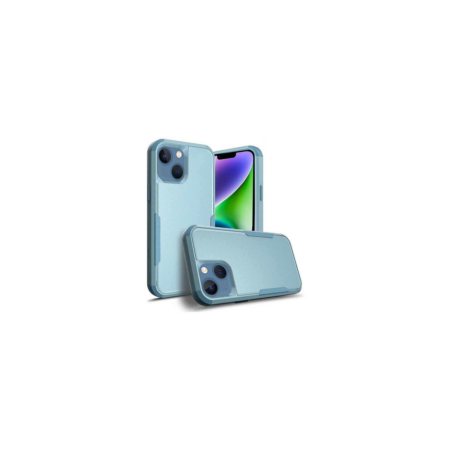 Étui antichoc robuste 3-en-1 pour iPhone 14 d’Apple - Bleu ciel