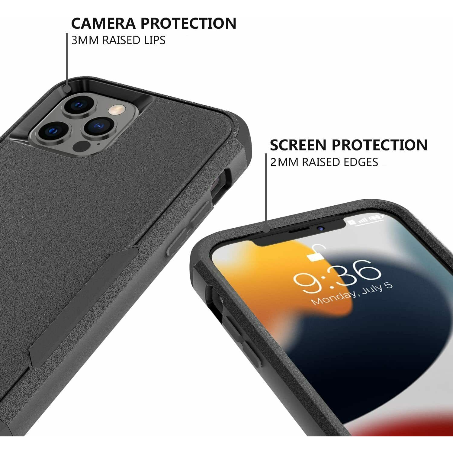 SuperShield iPhone 14 Pro Max Adventure Case: Unleash Ultimate Protection – Black