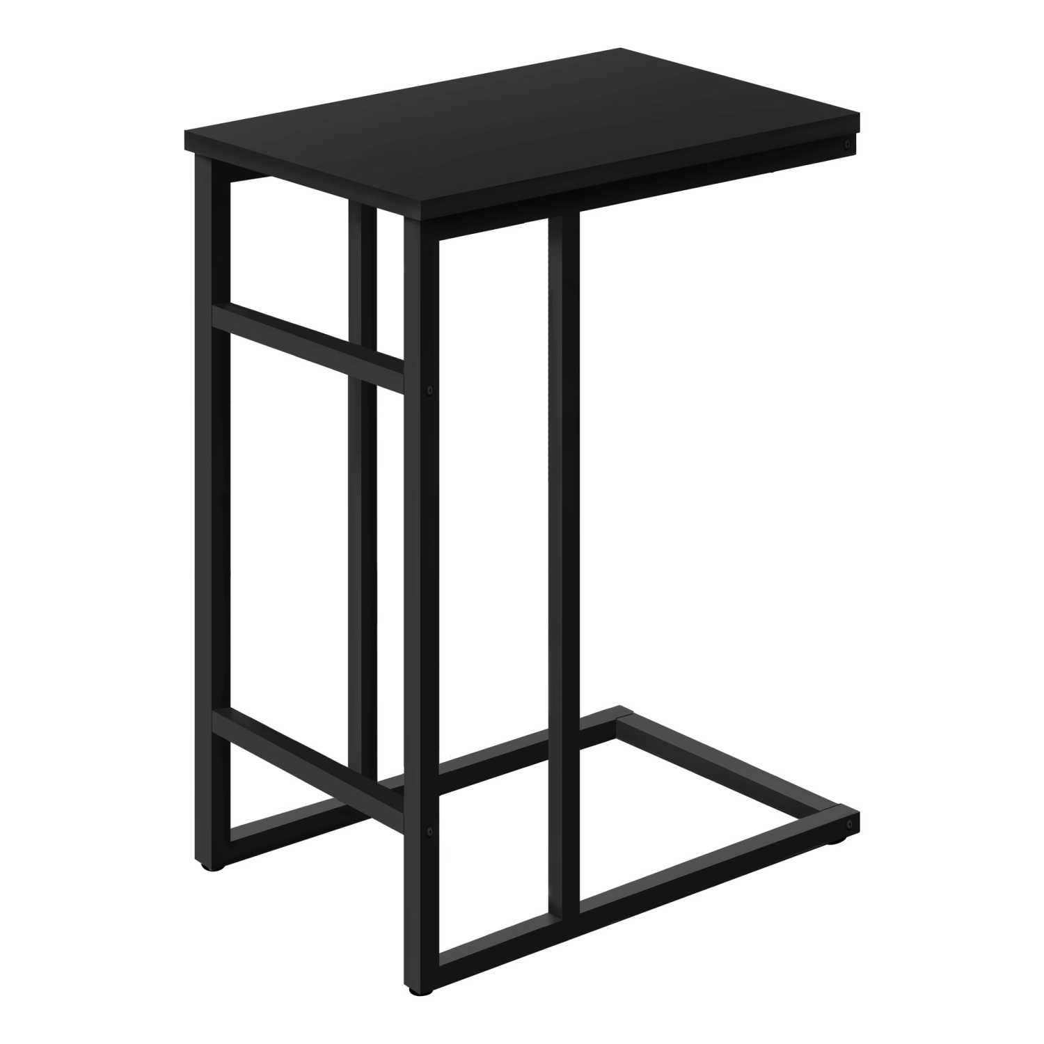 Monarch Specialties I 2170 Accent Table - 24"H / Black / Black Metal