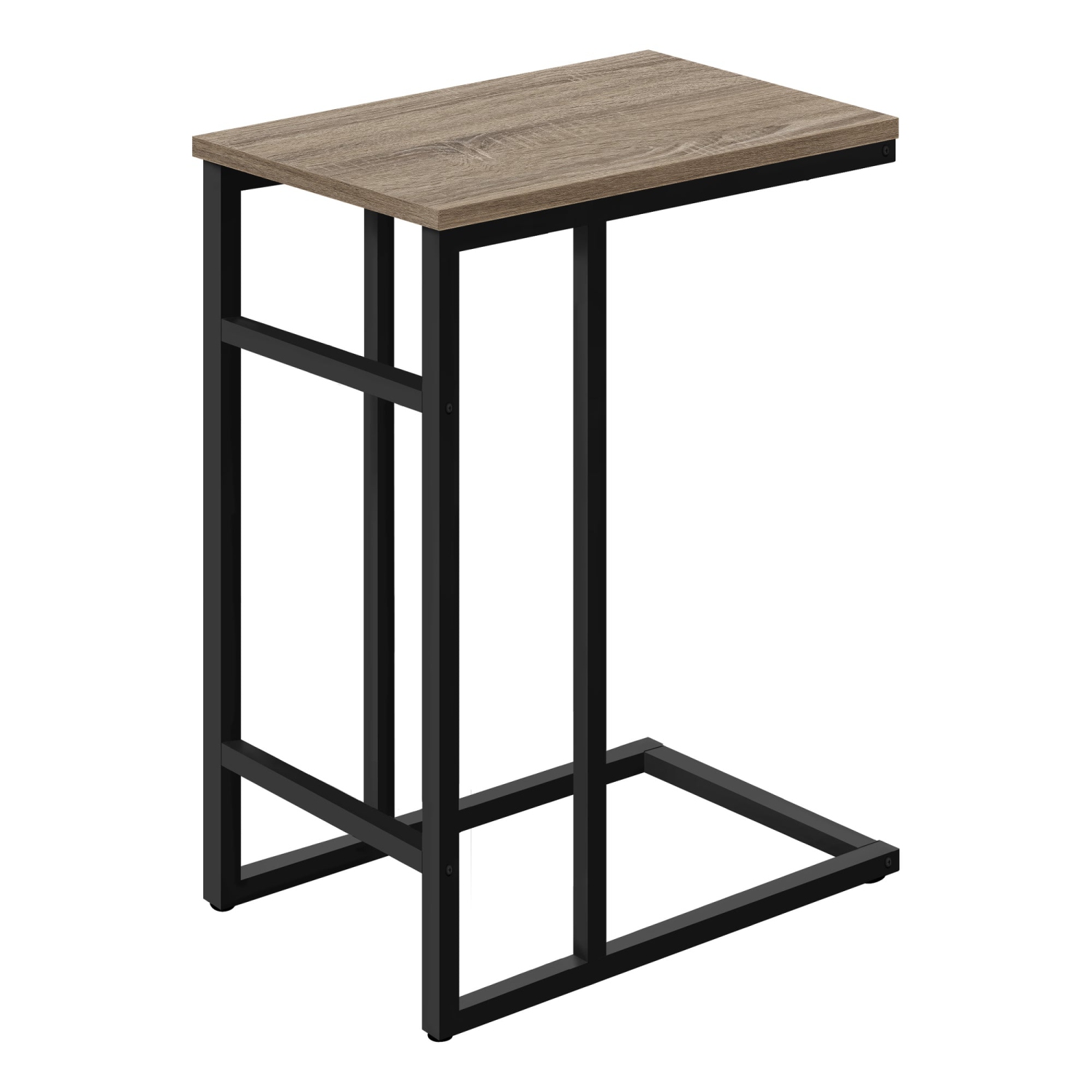 Monarch Specialties I 2172 Table D'appoint - 24"H / Taupe Foncé / Métal Noir