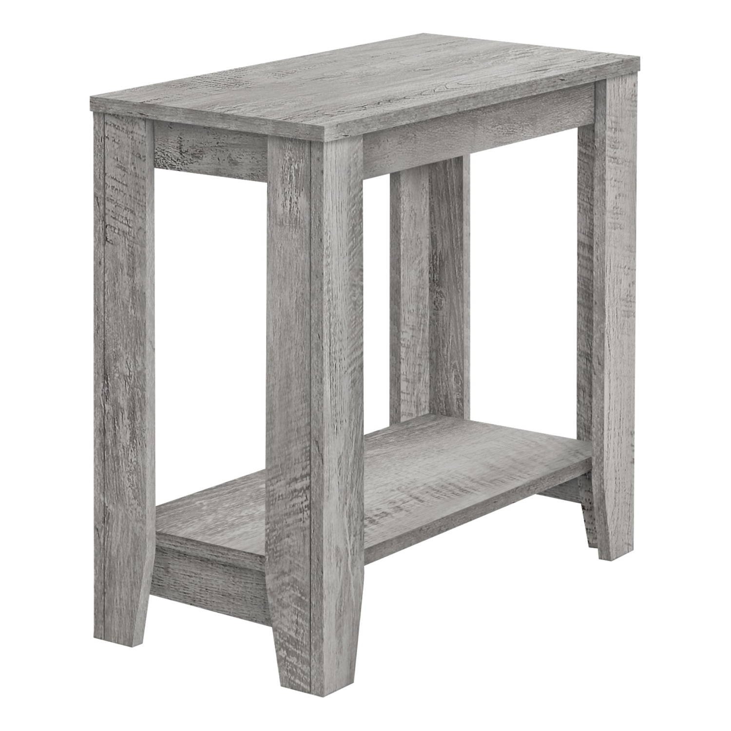 Monarch Specialties I 3380 Accent Table - 22"H / Industrial Grey