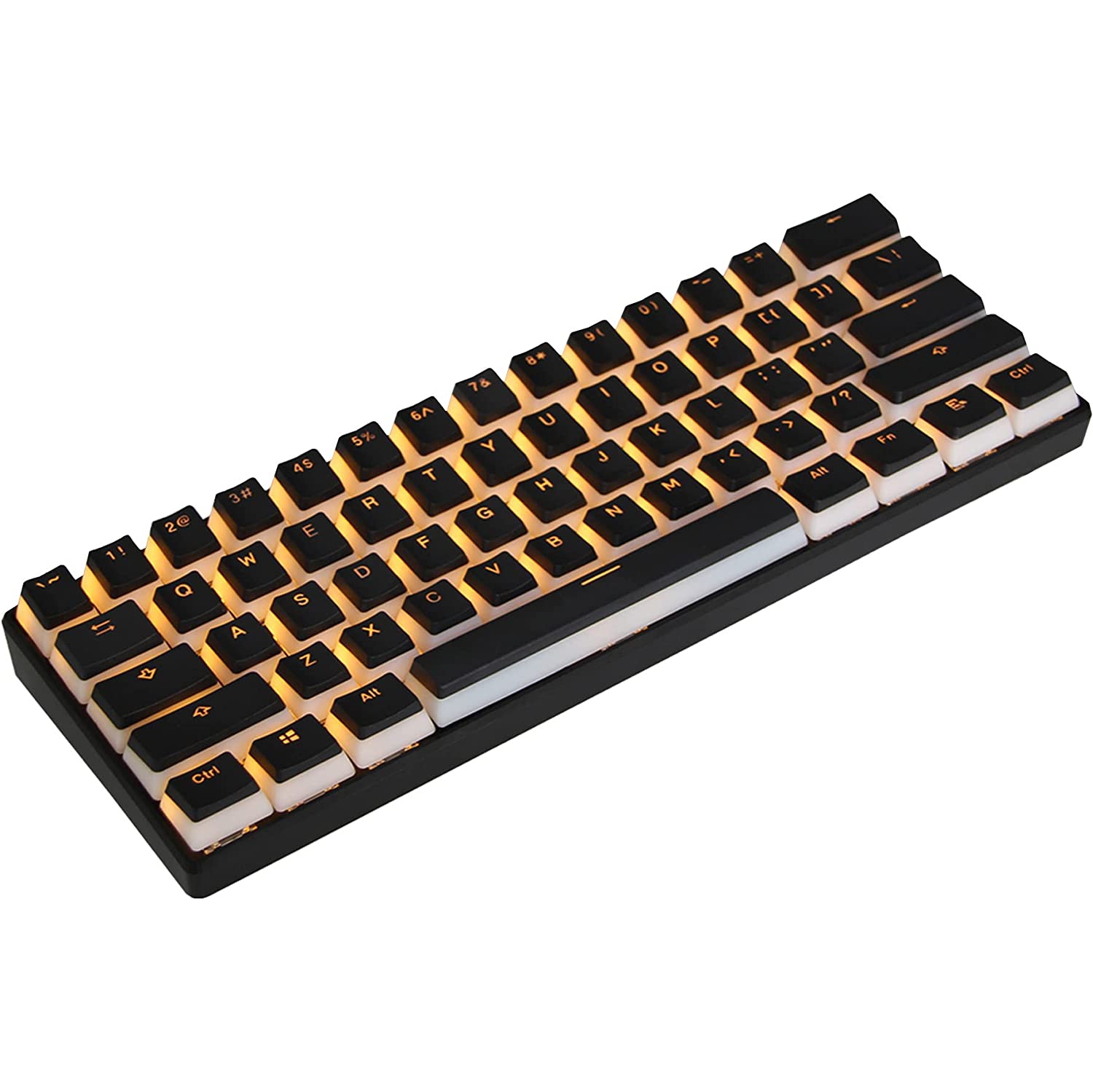 Keycaps PBT Backlit Doubleshot Cherry MX Pudding Keycap Set OEM Profile Translucent with Keycap Puller for US UK Layout 61 68 84 87 104 108 MX
