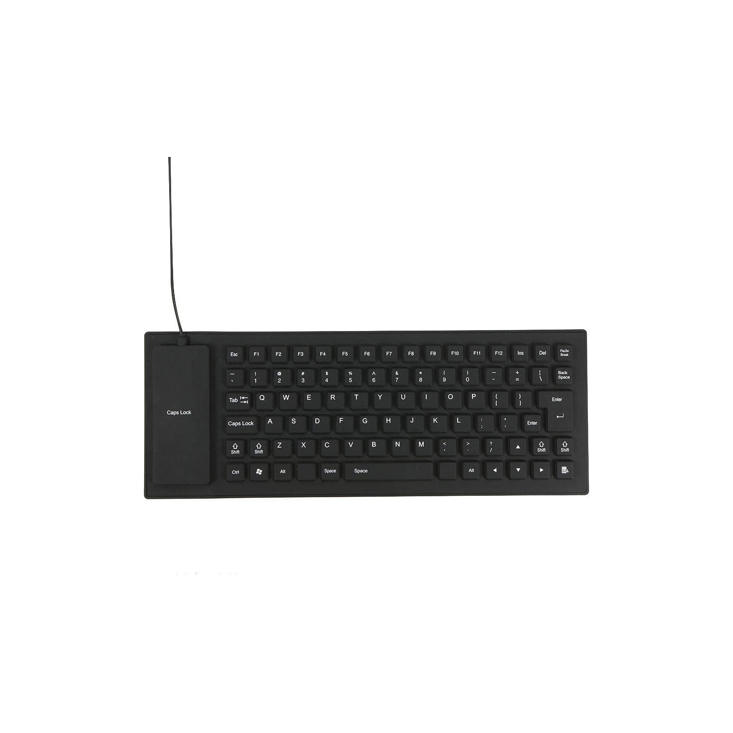 Waterproof Silicone Keyboard Foldable Flexible USB Mini Dustproof Dirt Proof -