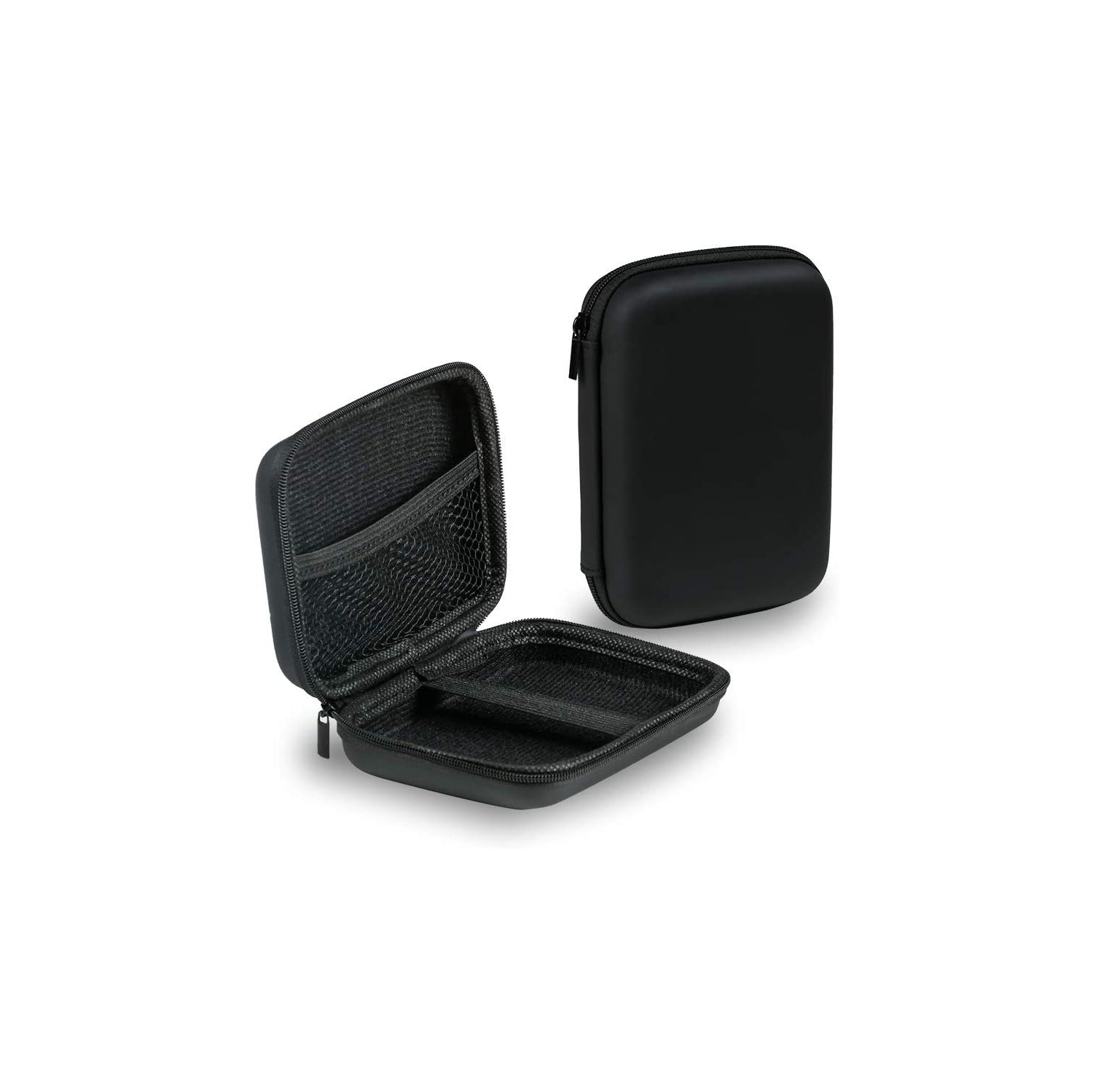 Hard Drive Case 2 Pack, 2.5 Inch Shockproof and Waterproof Hard Drive Bag, Multi-Function Storage Carrying Universal Travel Case for Small