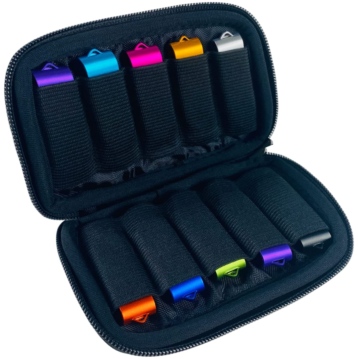 Étui pour clé USB Étui de rangement USB Porte-clés USB Sac de rangement pour clé USB Accessoires électroniques Organisateur pour clé USB, étui USB,