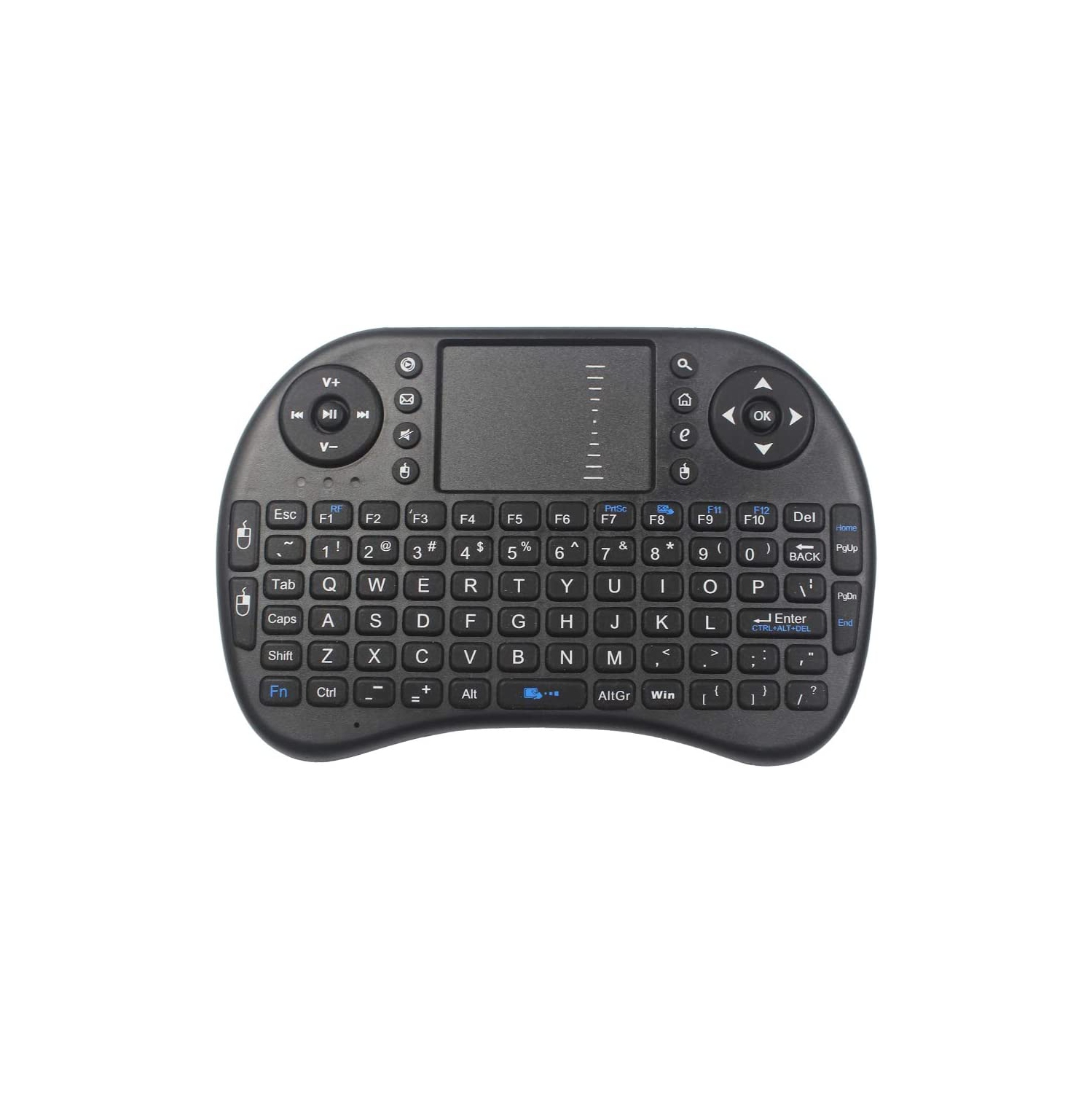 Mini Wireless Keyboard - 2.4GHz Controller with Touchpad Mouse Combo by , Compatible with Android TV Box, IPTV, HTPC, Smart TV, PC, X-Box,etc.