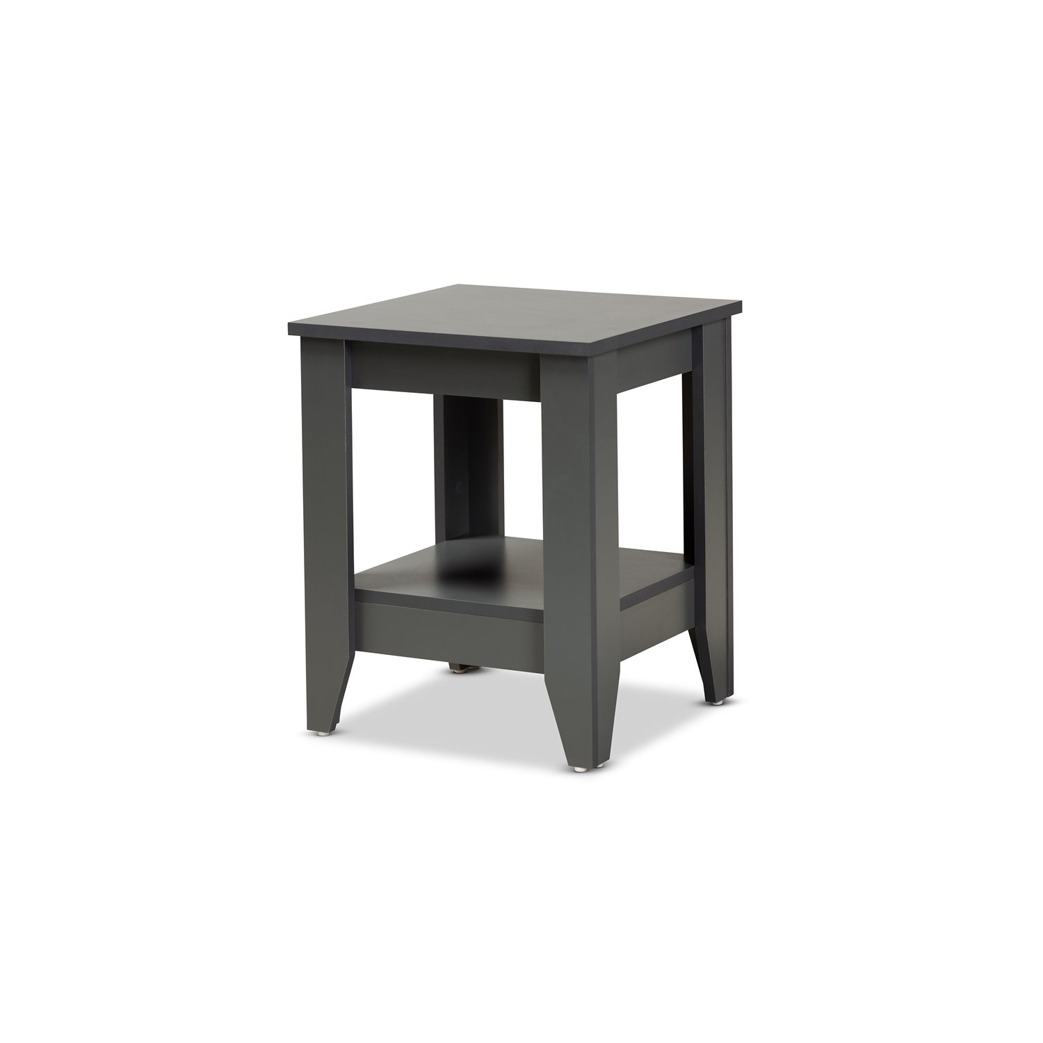 Baxton Studio – Table de bout de salon en bois au fini gris Audra