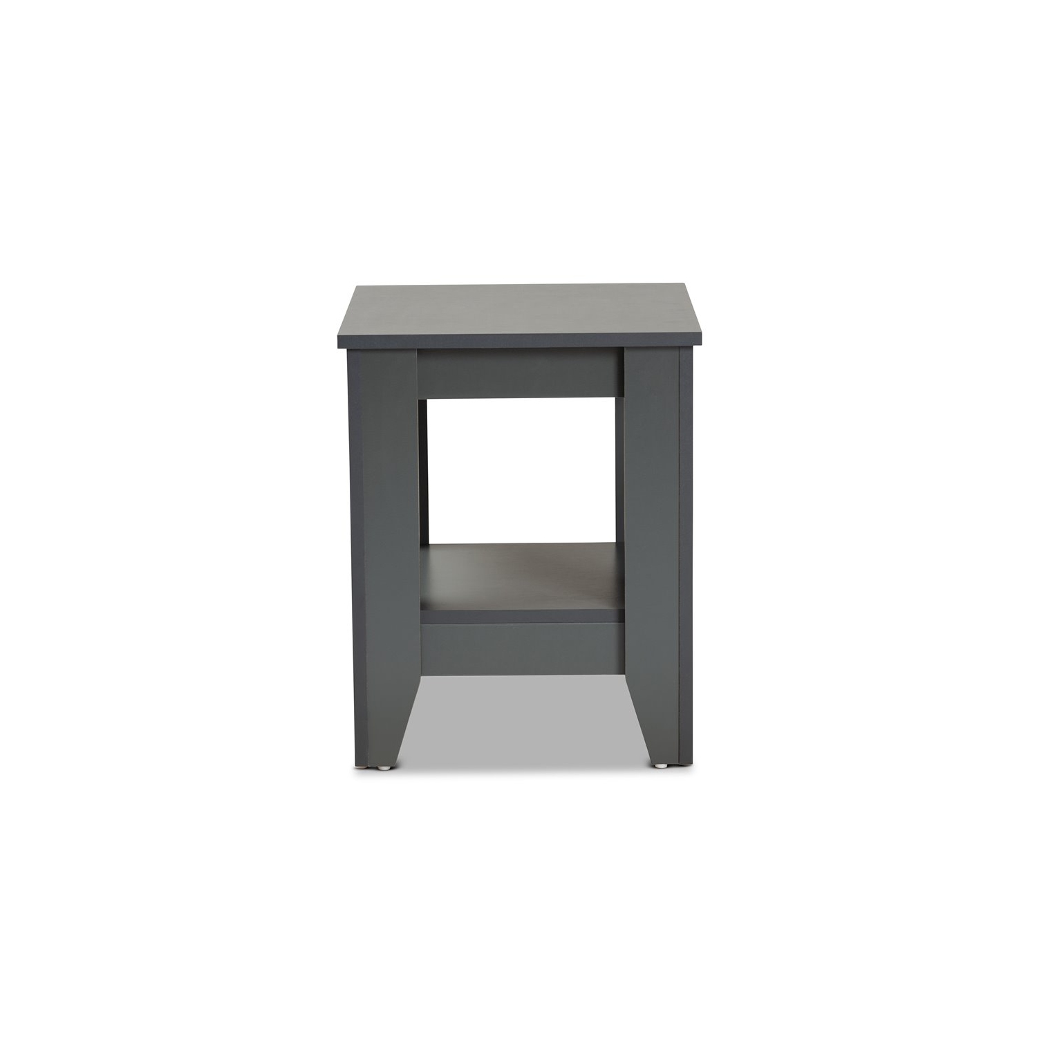 Baxton Studio – Table de bout de salon en bois au fini gris Audra