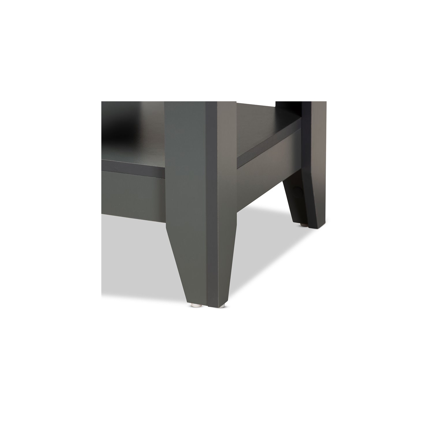 Baxton Studio – Table de bout de salon en bois au fini gris Audra