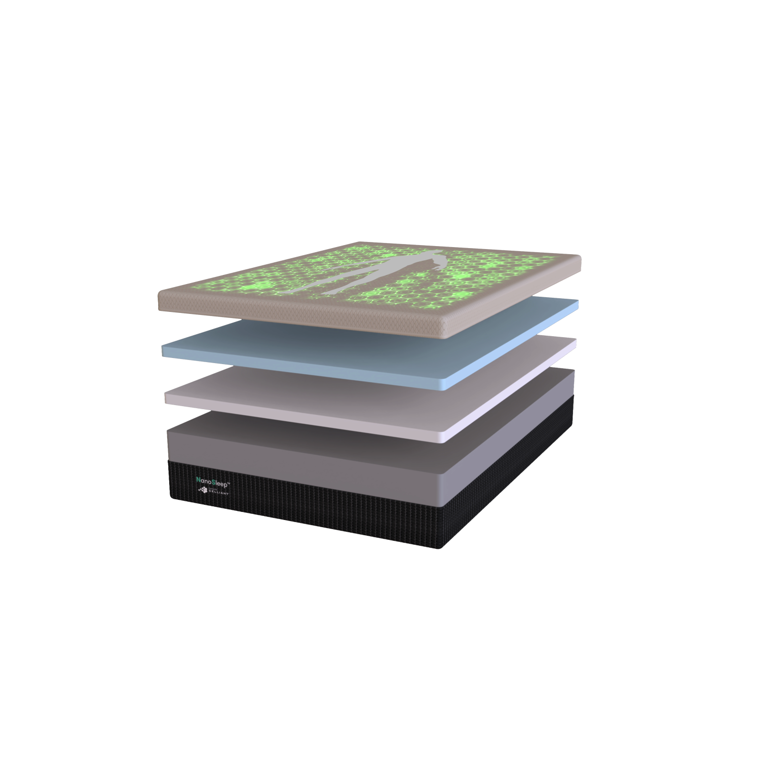 NSC Medical NanoSleep™ Matelas de 10 po en mousse