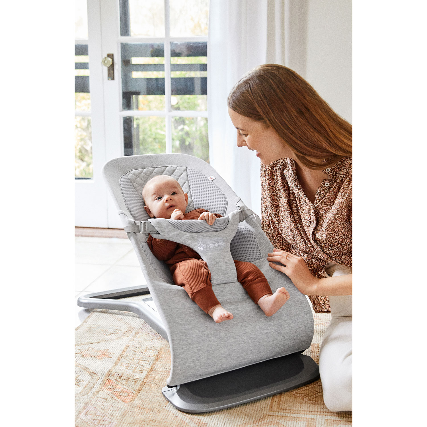 Ergobaby Evolve 3-in-1 Bouncer - Light Grey
