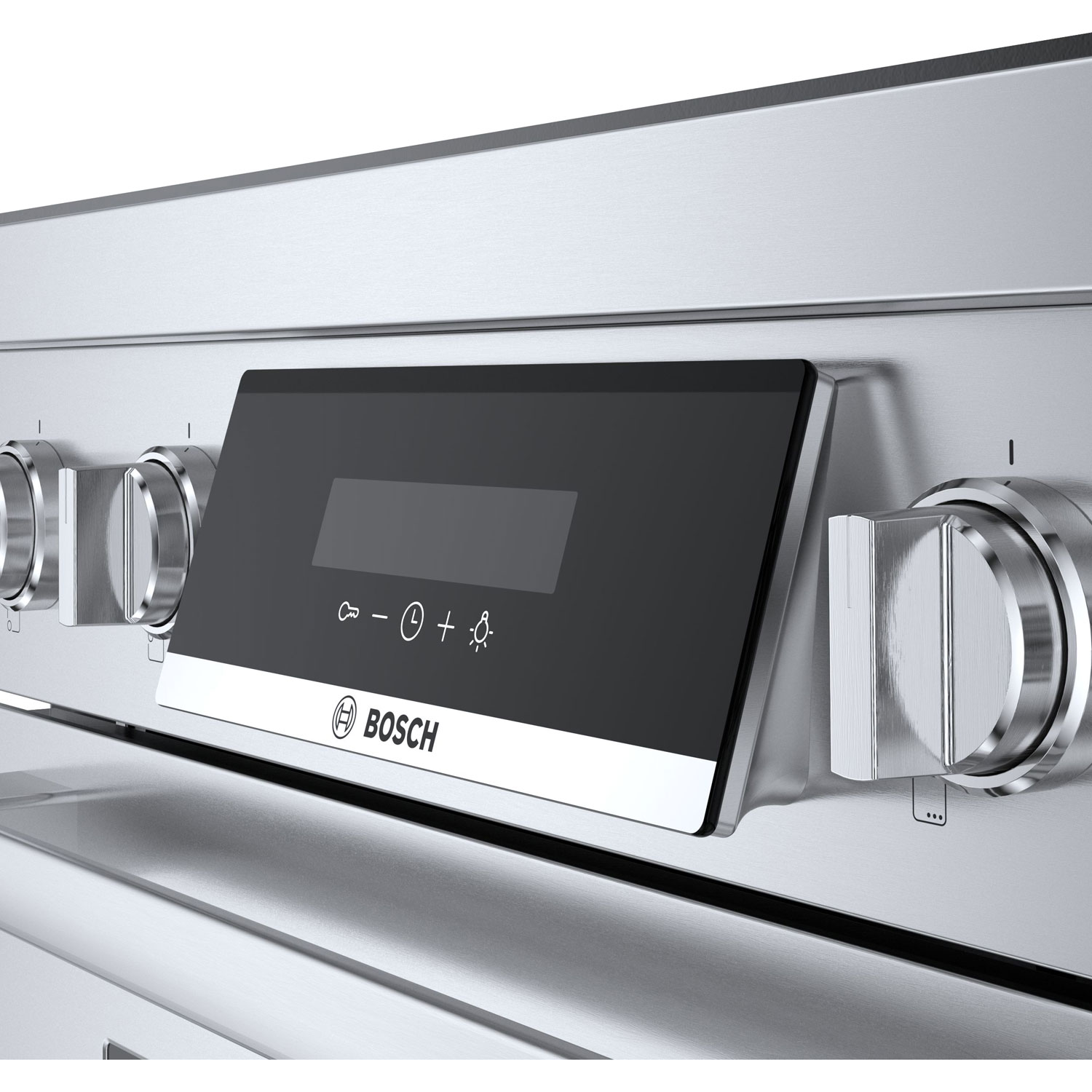Cuisinière à induction à convection véritable 30 po série 800 po de Bosch - Inox