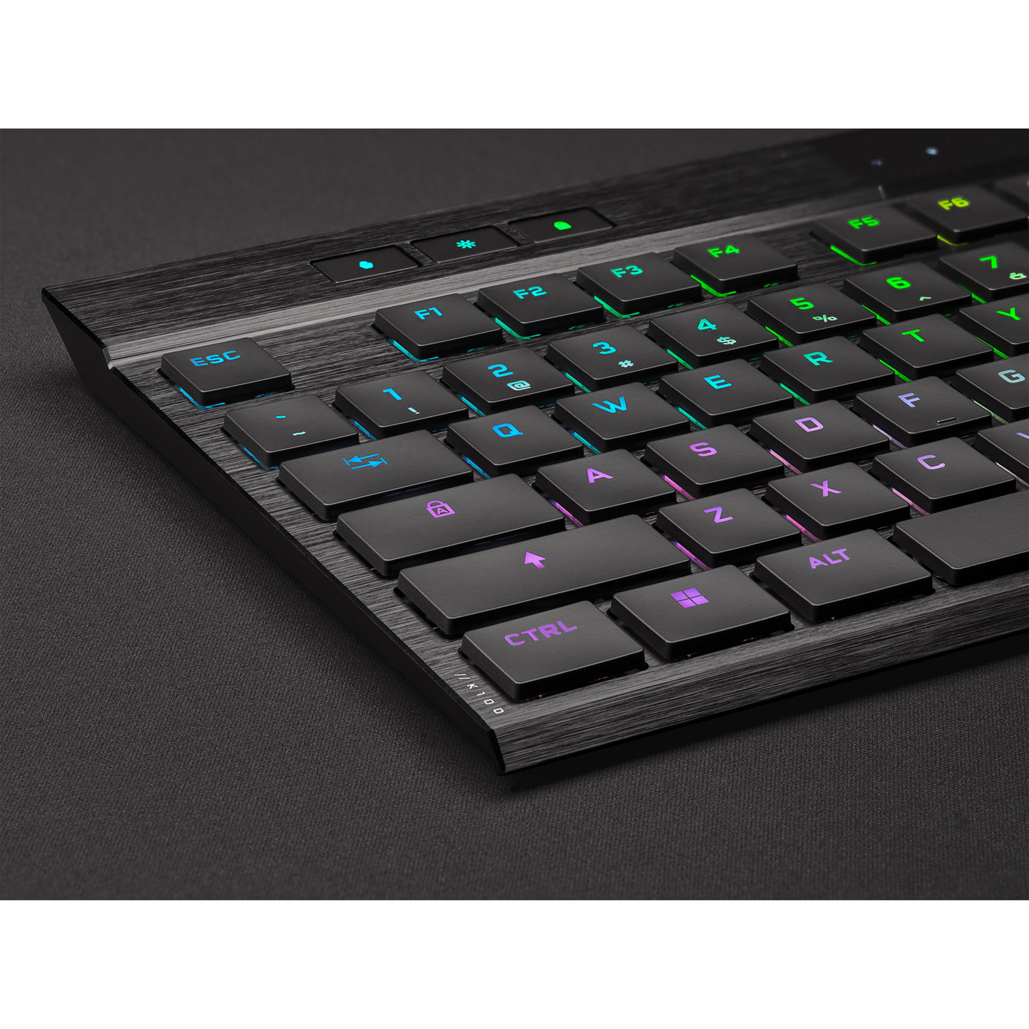 Clavier de jeu RVB sans fil K100 Air de Corsair - Noir