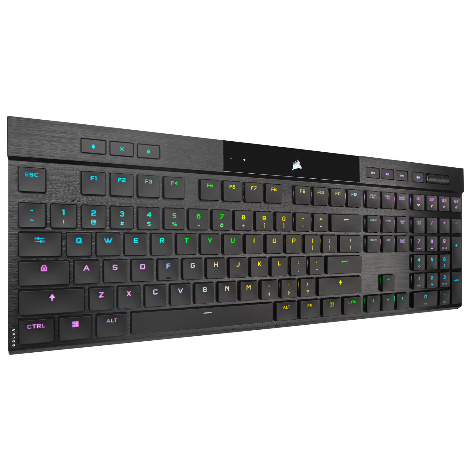 Clavier de jeu RVB sans fil K100 Air de Corsair - Noir
