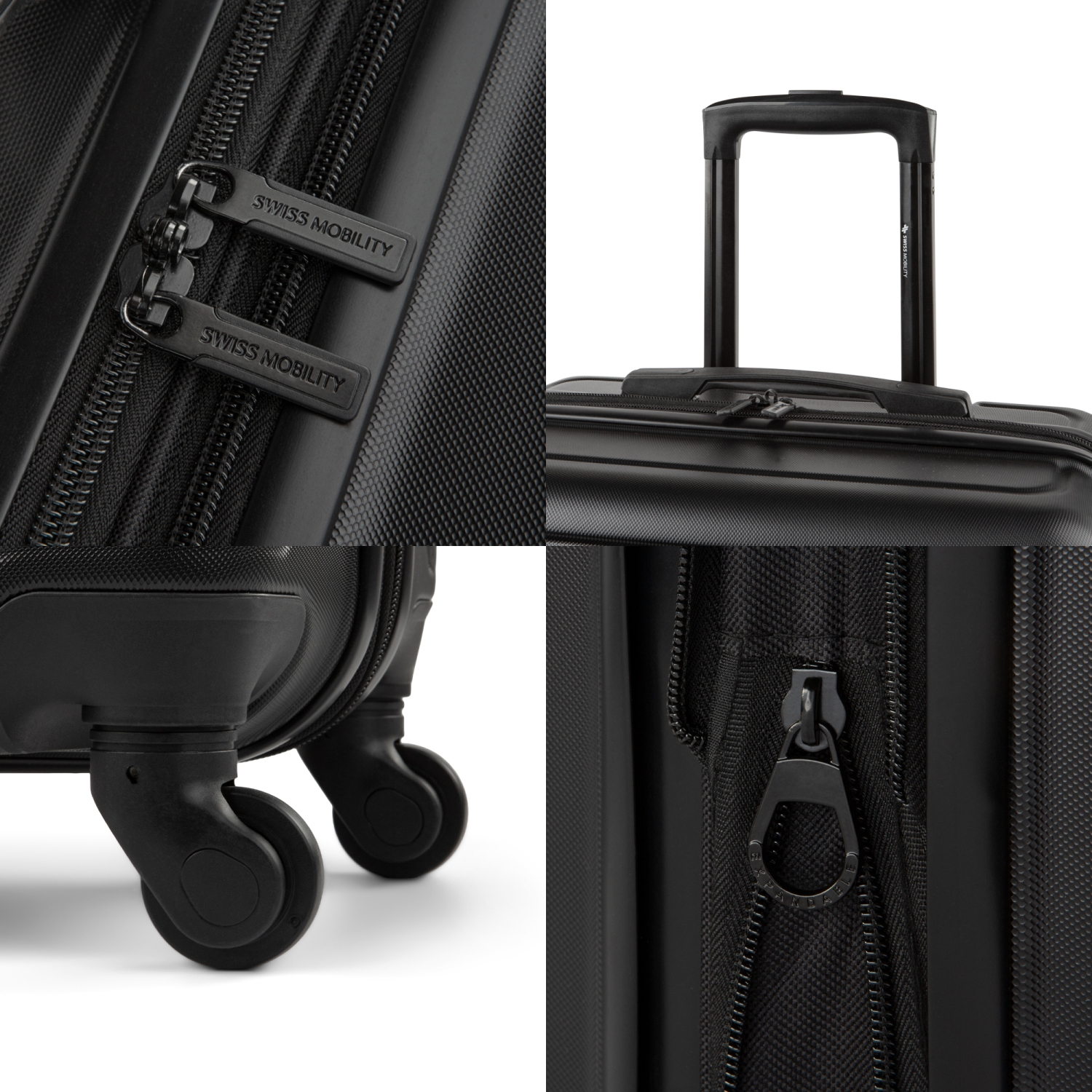 Swiss Mobility - Ensemble de 3 valises rigides SFO