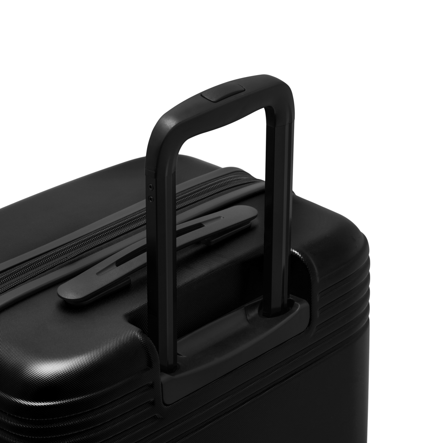 Grande valise rigide Nashville de Bugatti avec verrou approuvé par la TSA - Noir