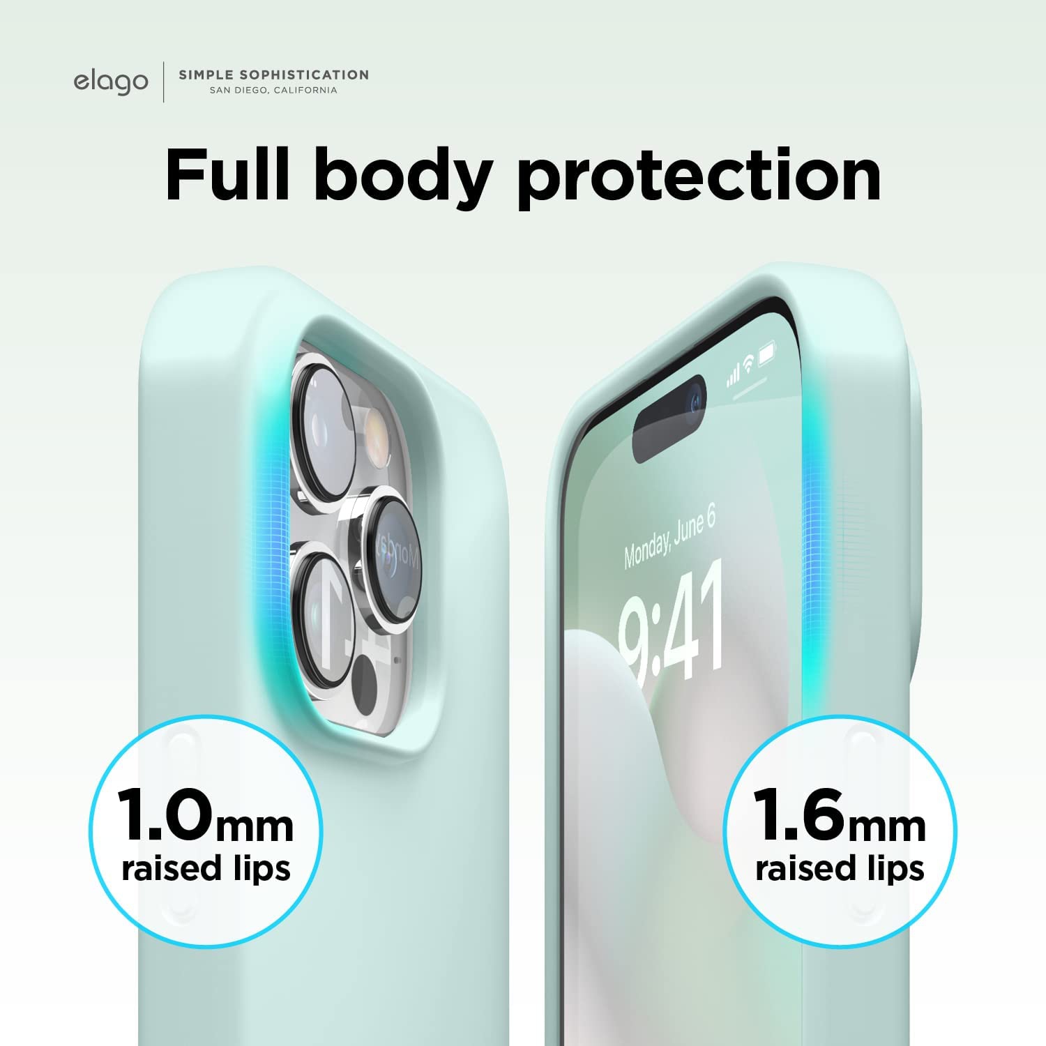 elago Compatible with iPhone 14 Pro Case, Liquid Silicone Case, Full Body Protective Cover, Shockproof, Slim Phone Case, Anti-Scratch Soft Microfiber