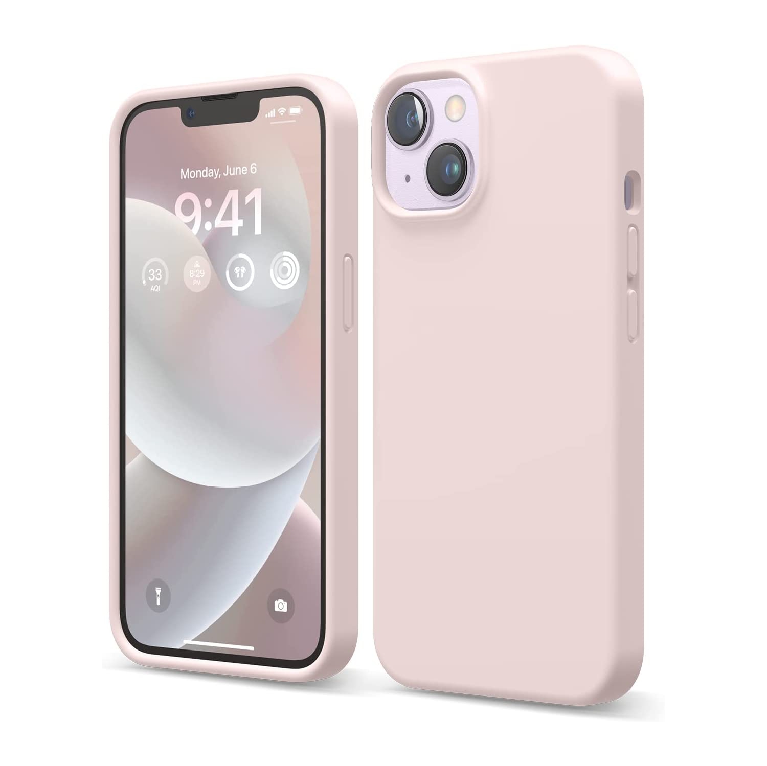 elago Compatible with iPhone 14 Max Case, Liquid Silicone Case, Full Body Protective Cover, Shockproof, Slim Phone Case, Anti-Scratch Soft Microfiber