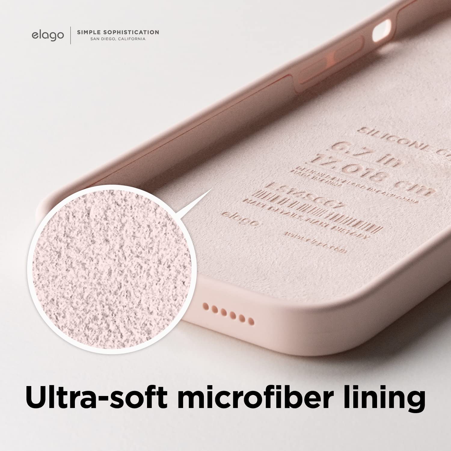 elago Compatible with iPhone 14 Max Case, Liquid Silicone Case, Full Body Protective Cover, Shockproof, Slim Phone Case, Anti-Scratch Soft Microfiber